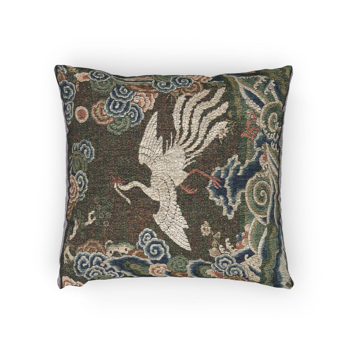 Insignia de rango con almohada de faisán plateado