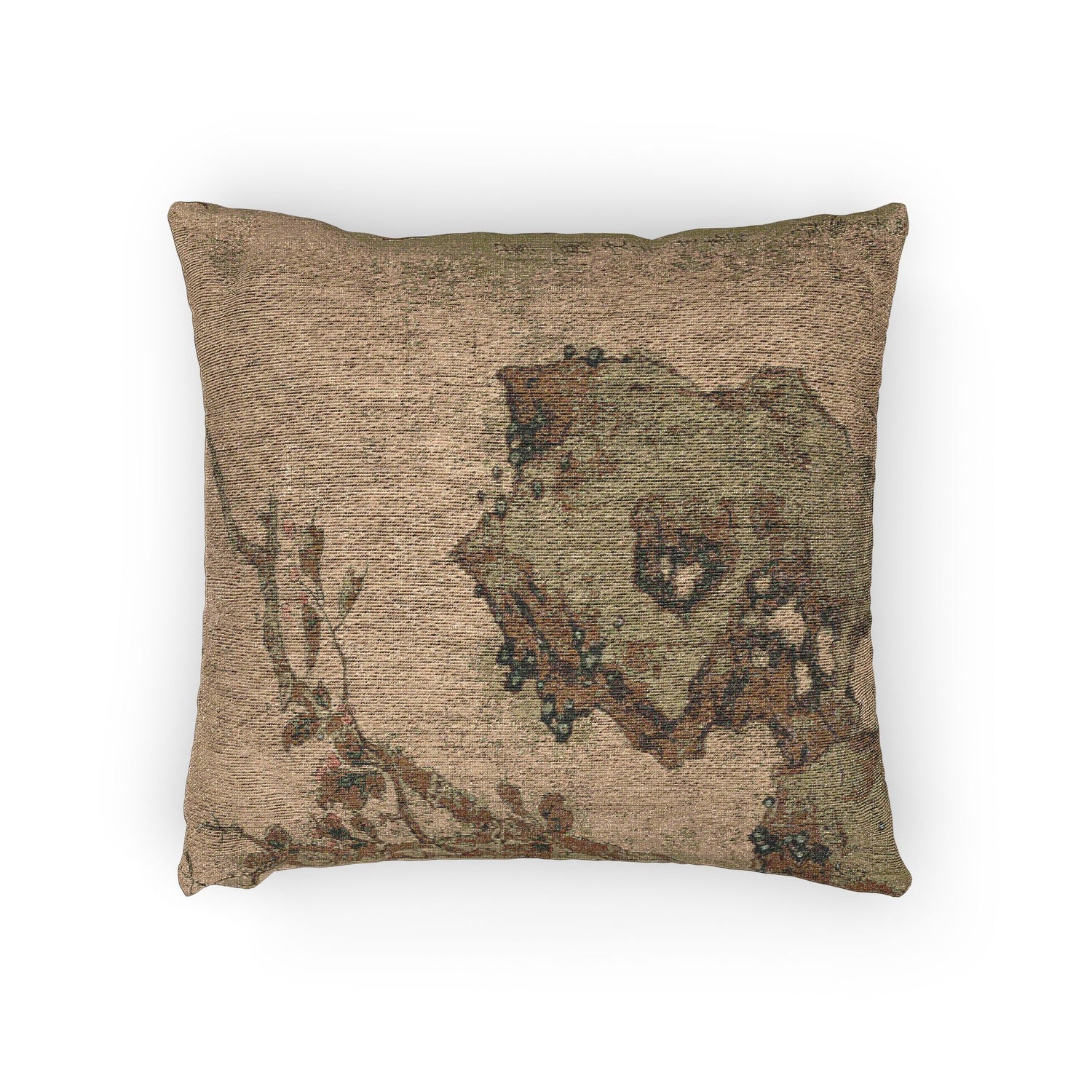 033_birds-on-a-tree-with-fruit-and-autumn-foliag | Woven Pillow - MAIA HOMES