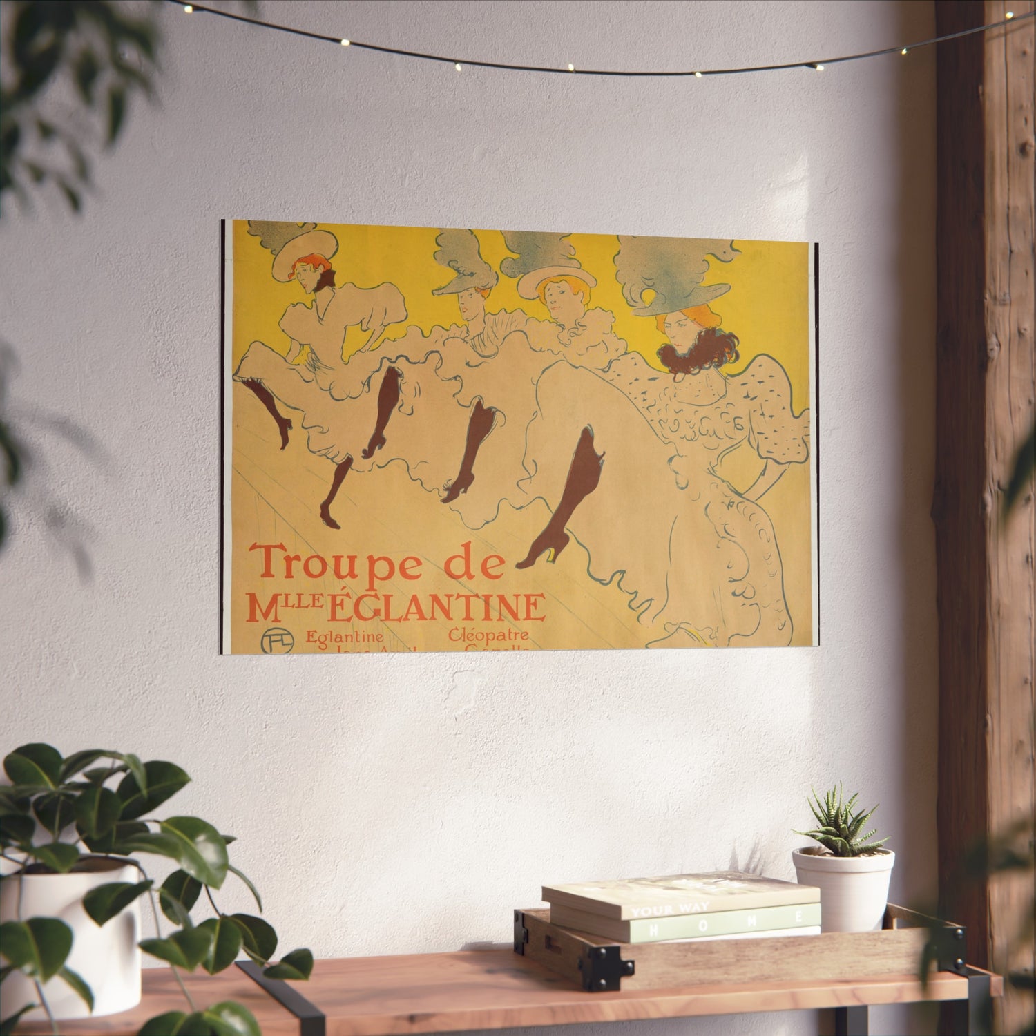Mademoiselle Eglantine's Troupe - Henri de Toulouse-Lautrec Fine Art Poster