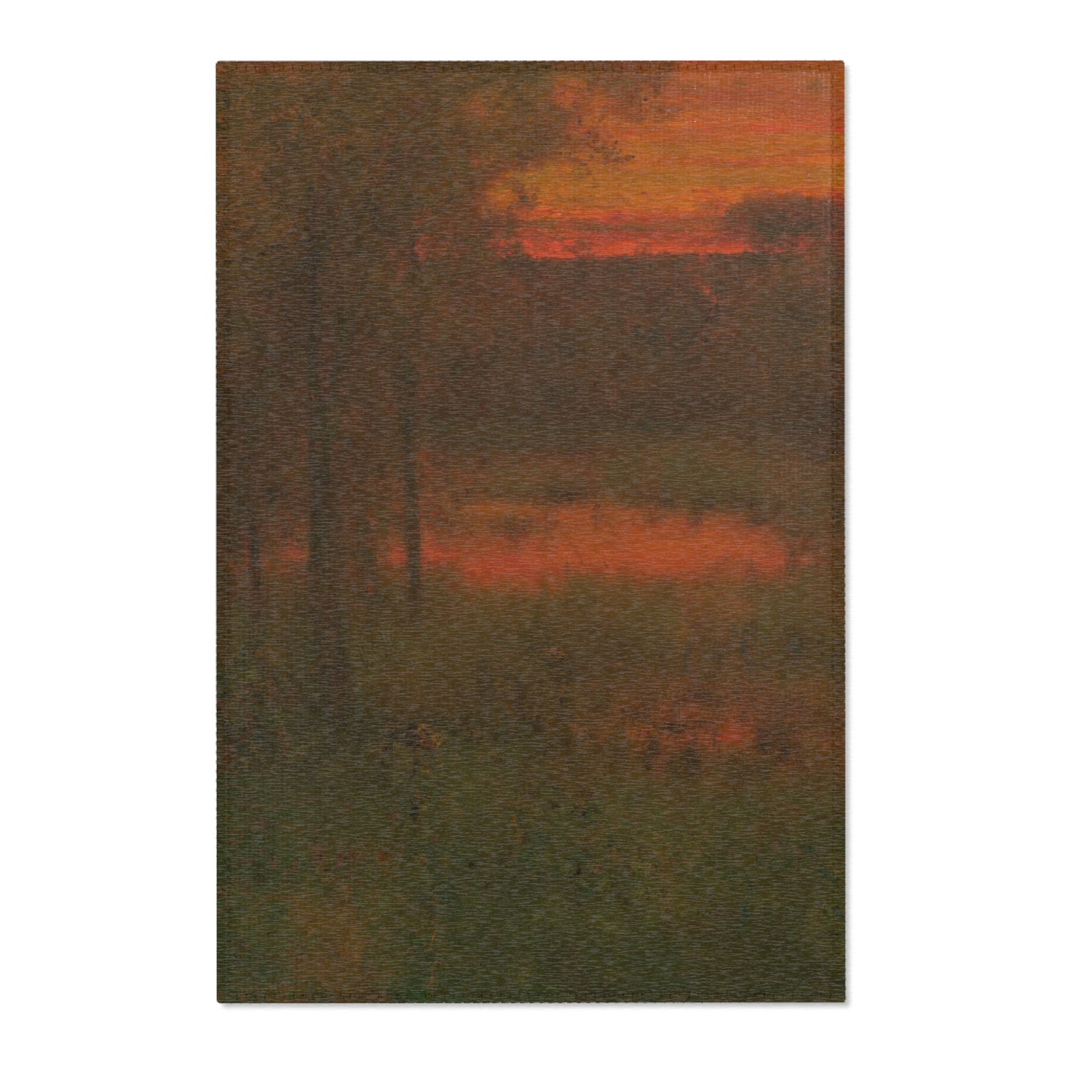 Landscape, Sunset - George Inness Area Rug