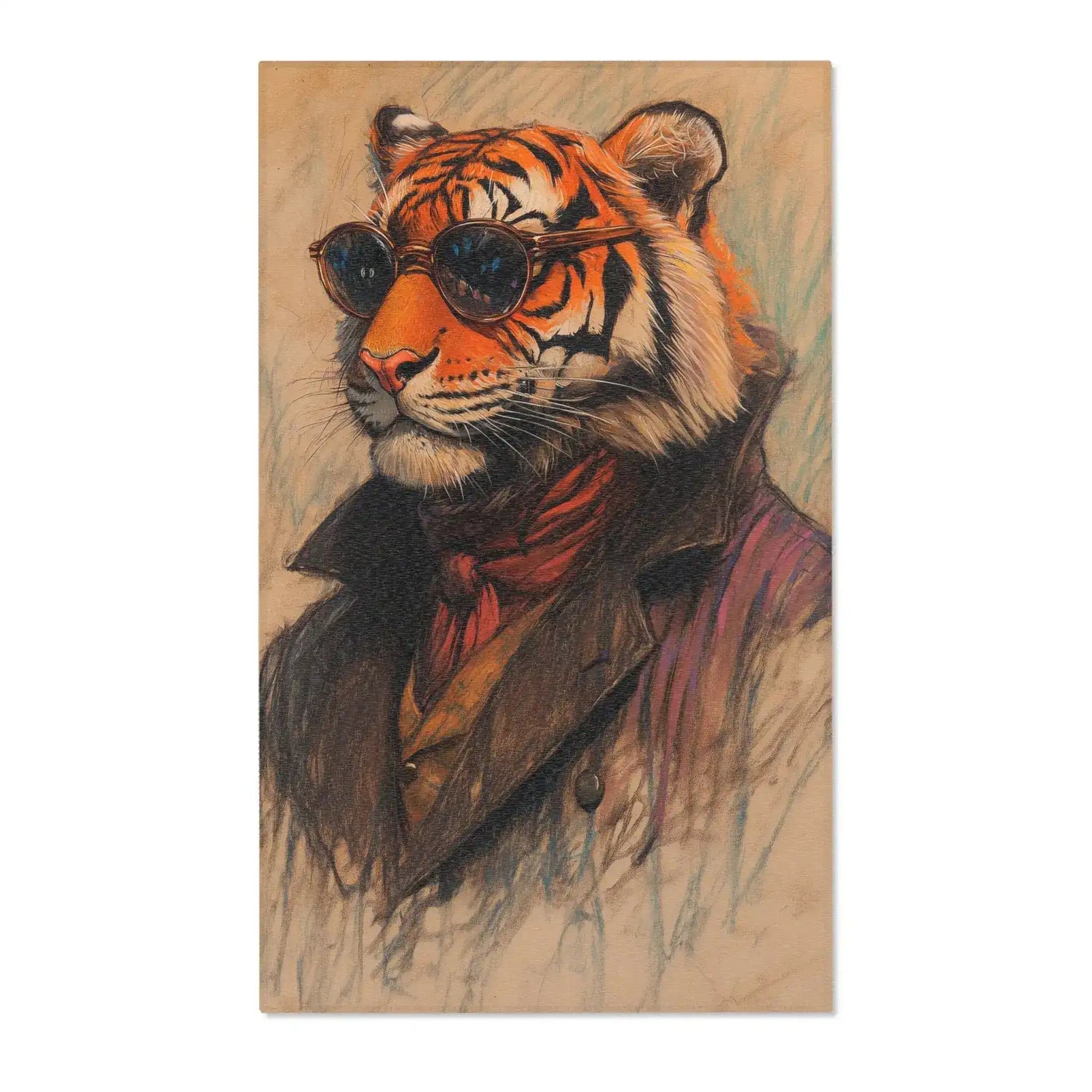 Timeless Stripes Vintage Tiger Accent Rug