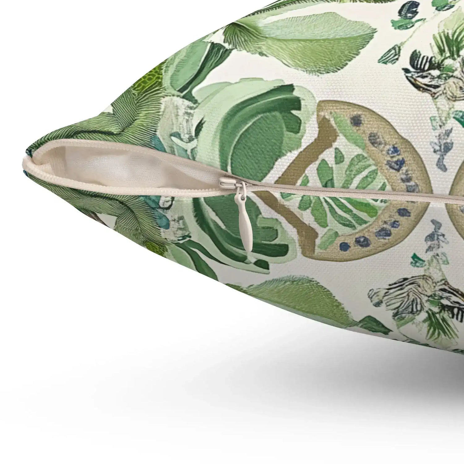 Jungle Canopy Bird Throw Pillow