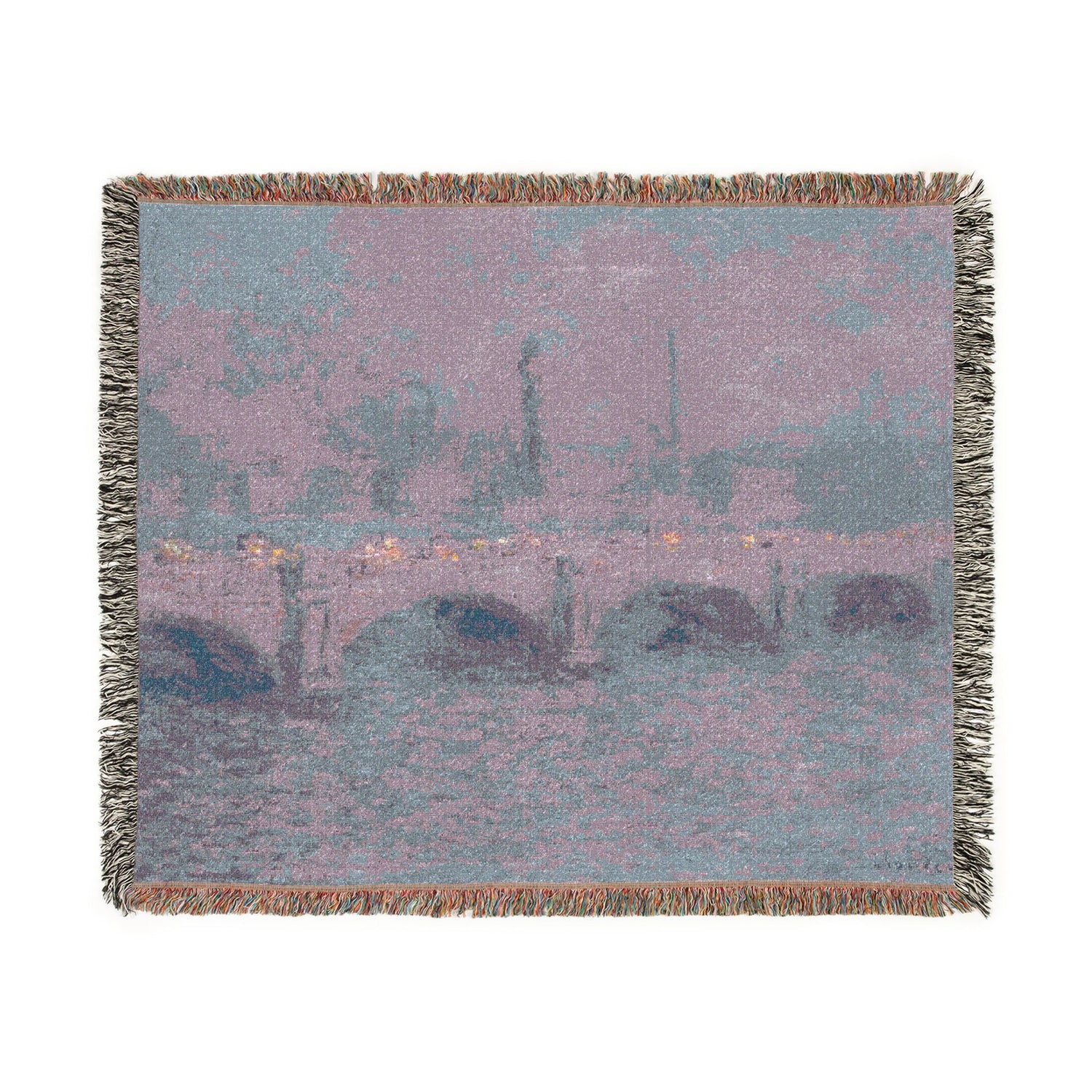 Waterloo Bridge, Sunlight Effect - Claude Monet Tapestry Blanket