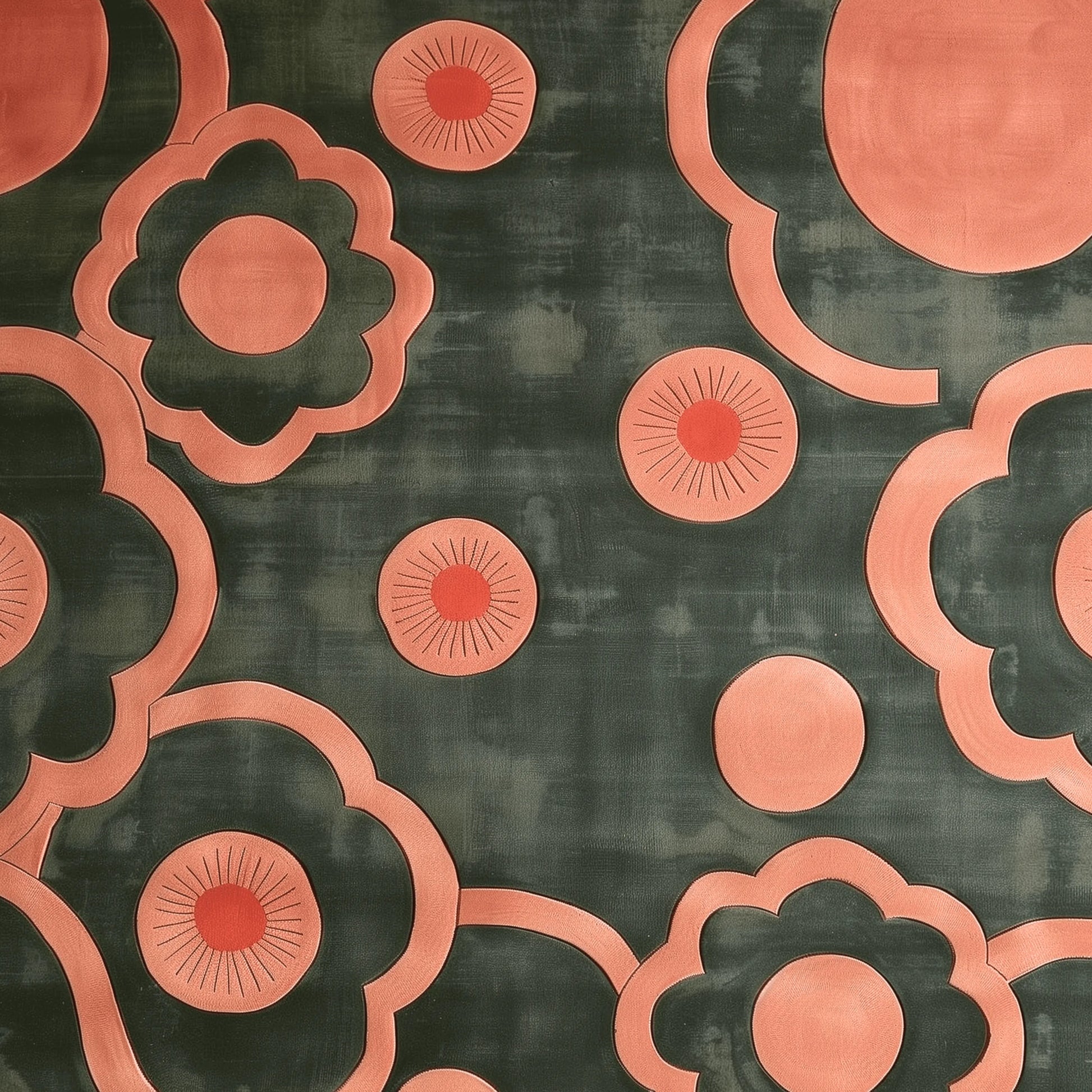 Peachy Perception Hand Tufted Rug