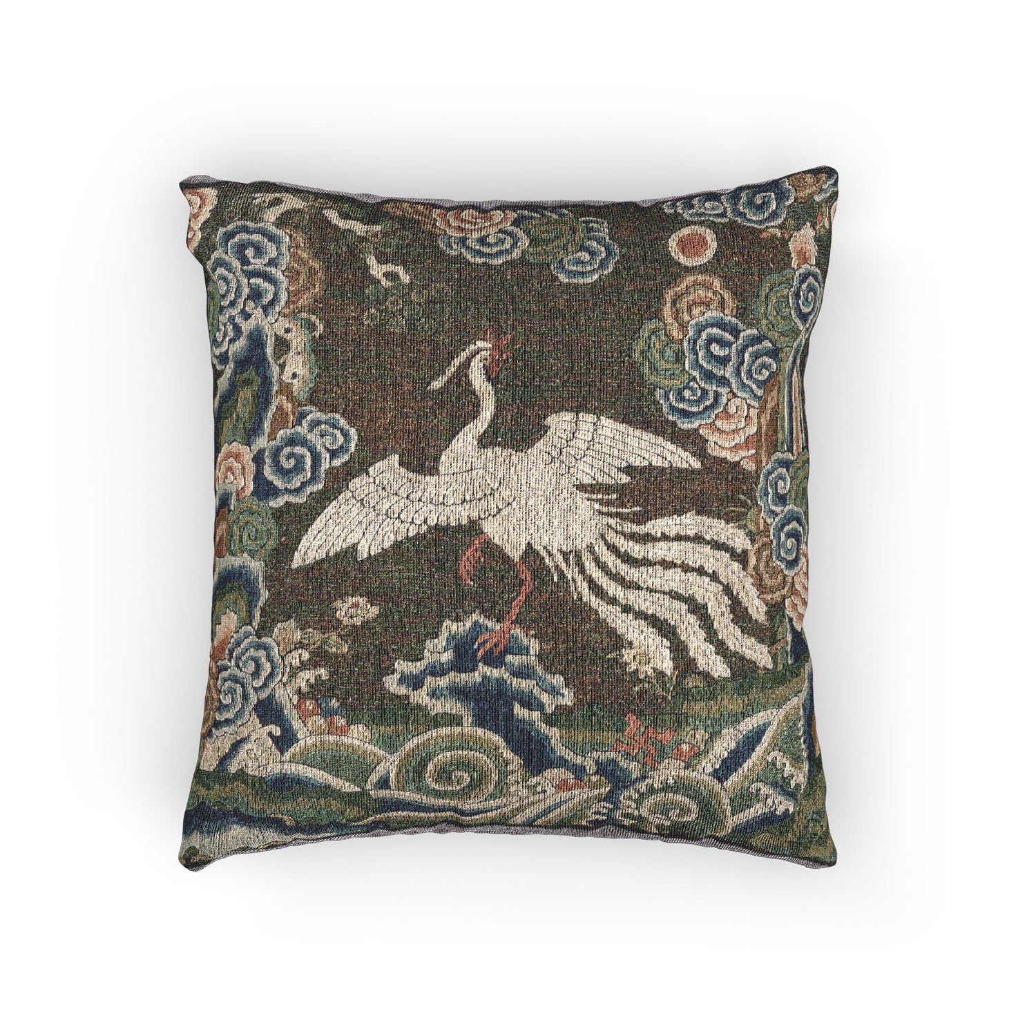 Insignia de rango con almohada de faisán plateado
