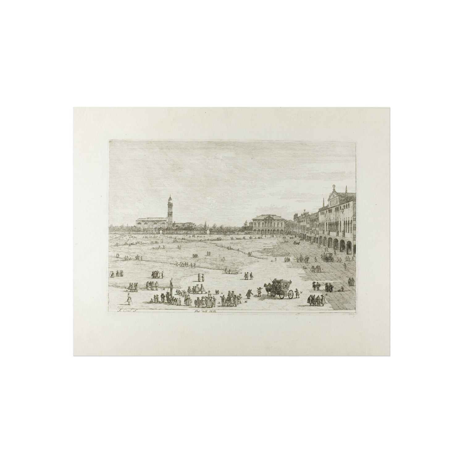 Prà della Valle - Canaletto Fine Art Poster