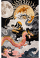 The Celestial Dragon Chorus Hand Tufted Rug: A celestial symphony captured in a captivating design. Hand-tufted with precision, it brings an aura of mystique and elegance to any space