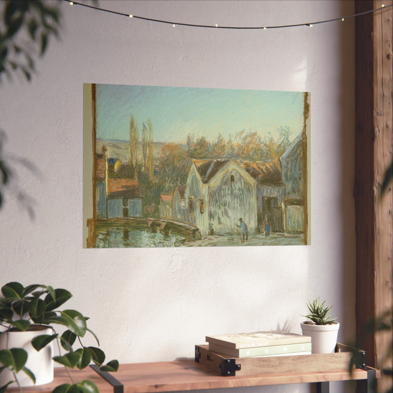 A Corner of Moret-sur-Loing - Alfred Sisley Fine Art Poster