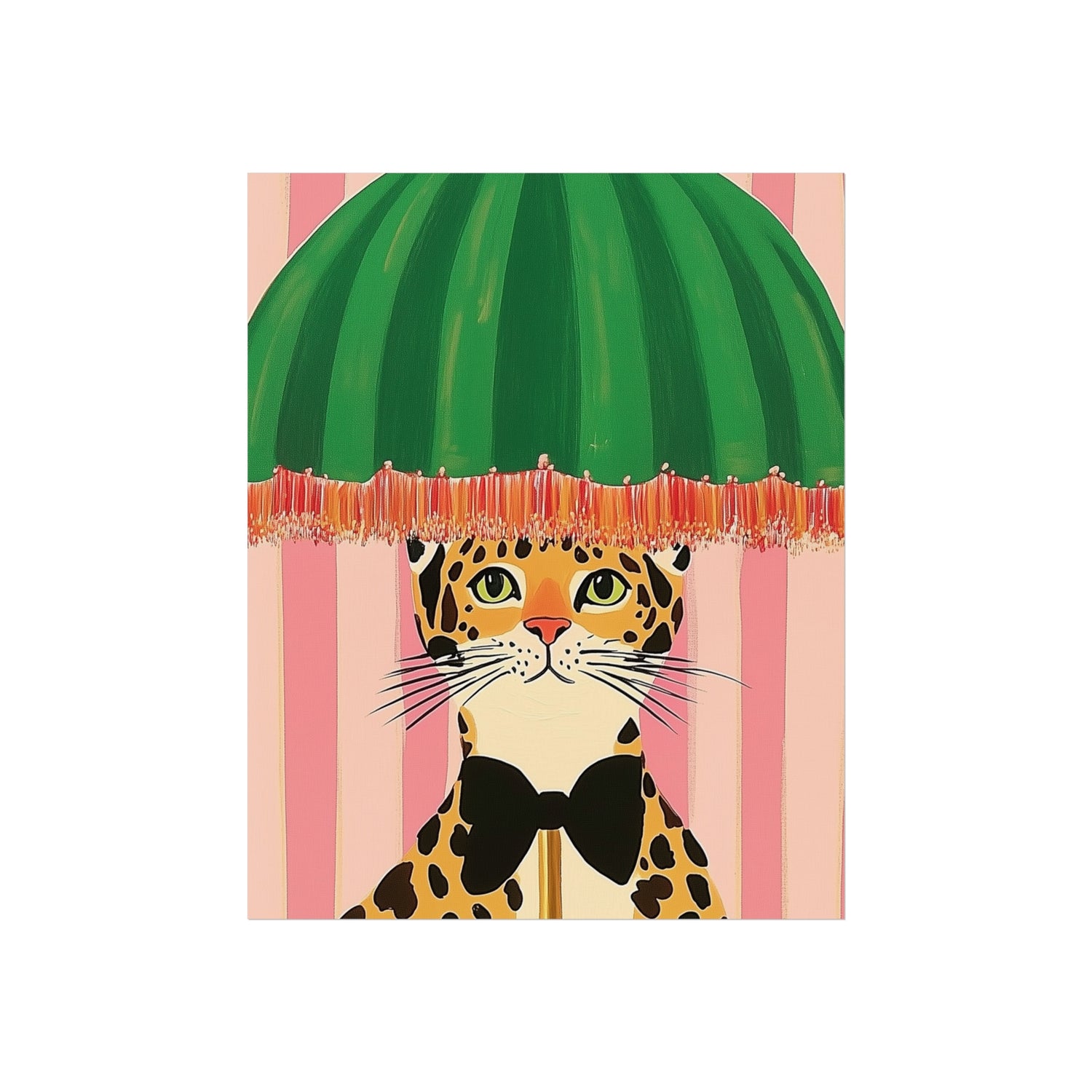 Dapper Leopard Fine Art Poster