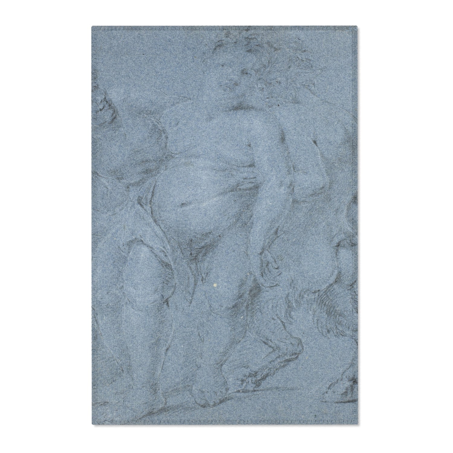 Silenus Supported by Two Satyrs - Peter Paul Rubens Area Rug