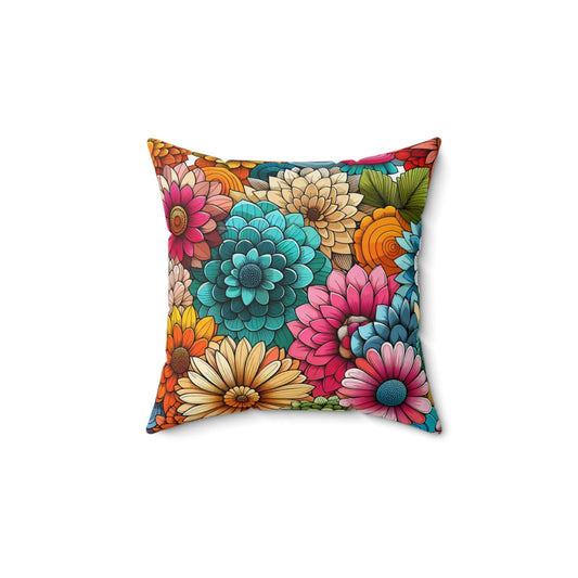 Burst of Blooms Decor Pillow