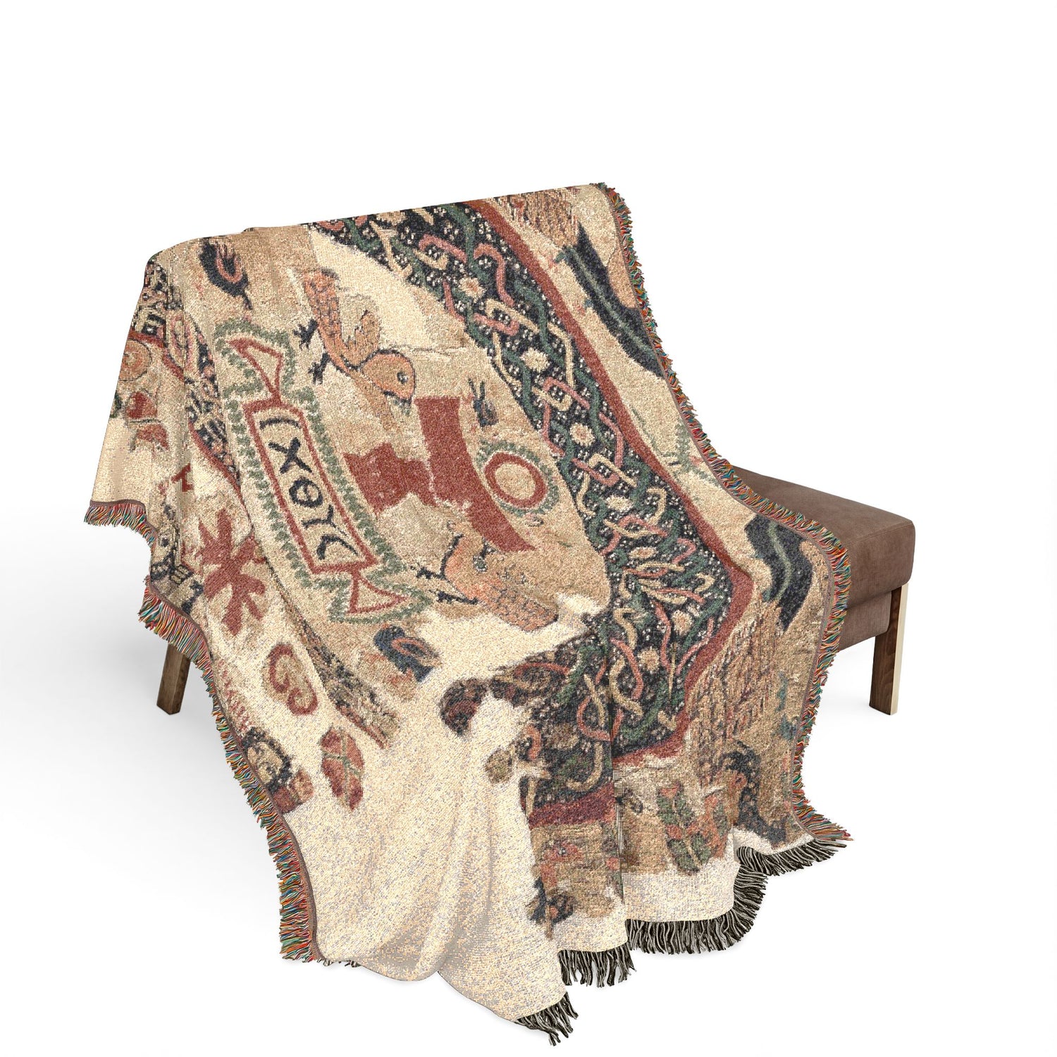 Hanging with Christian Images Woven Throw Blanket