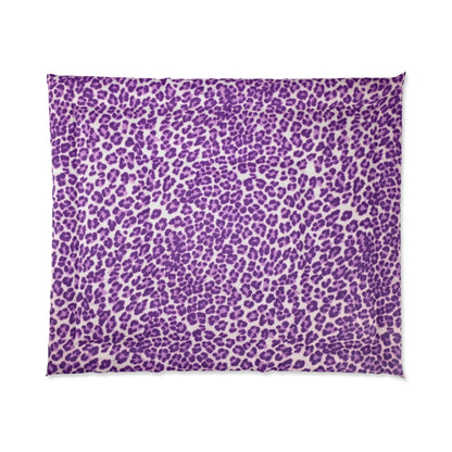 Leopard Luxe Comforter 104" × 88"