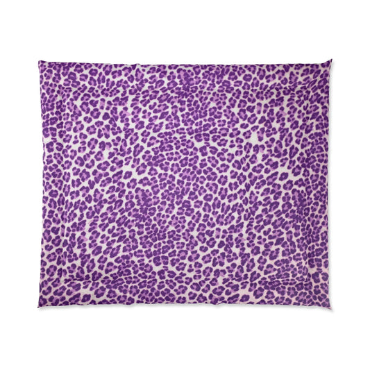 Leopard Luxe Comforter 104" × 88"