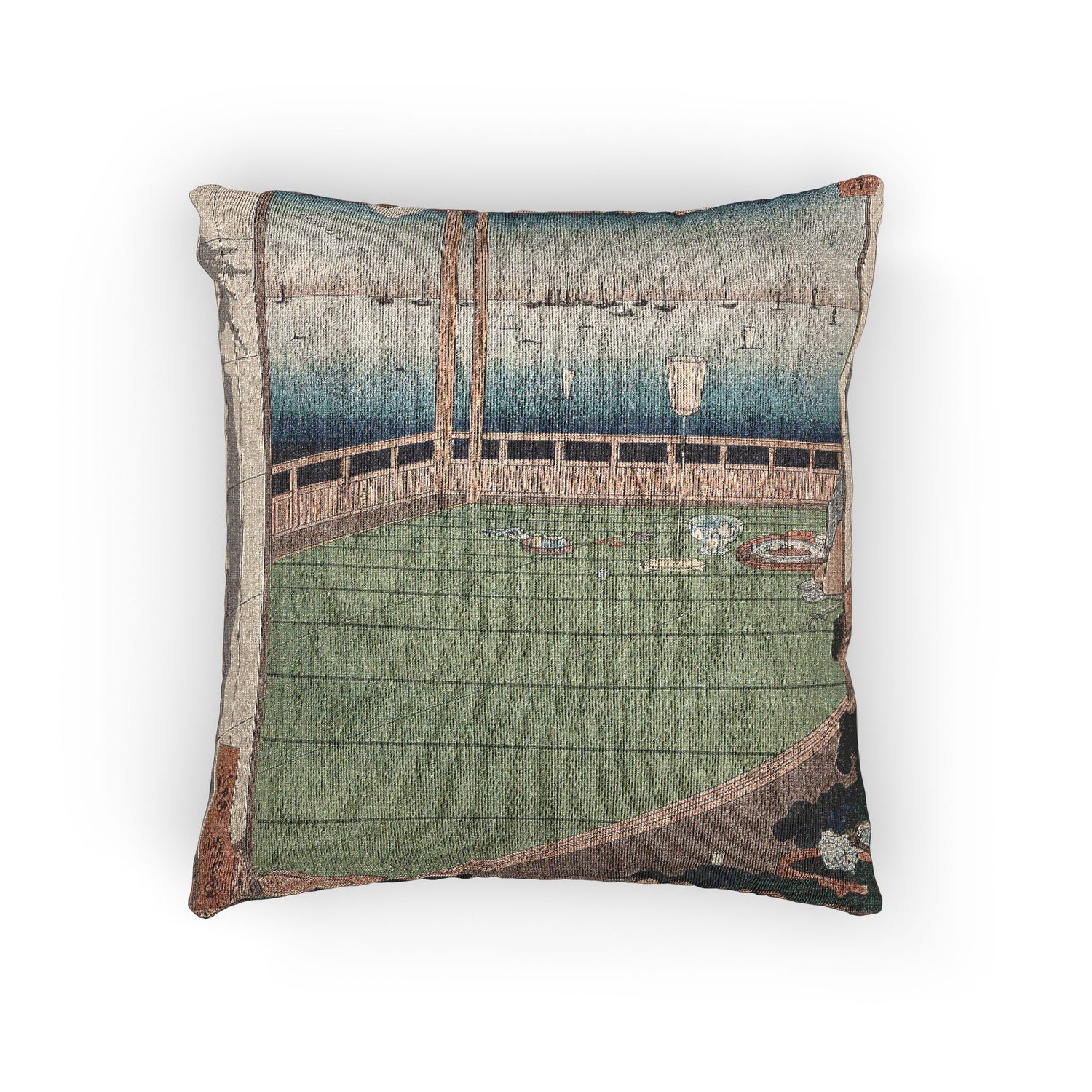 The Moon Viewing Promontory - Utagawa Hiroshige Pillow