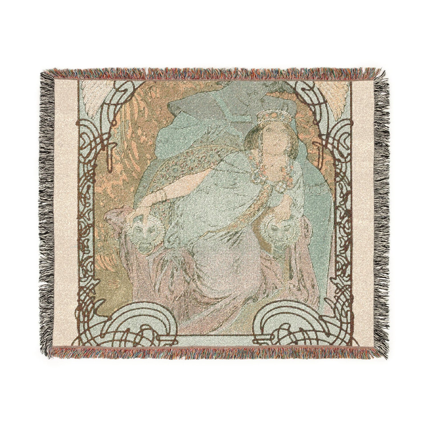 Ilsee Princesse de Tripoli - Alphonse Mucha Tapestry Blanket