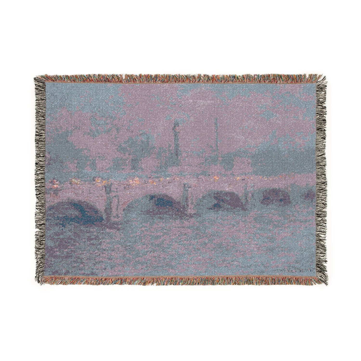 Waterloo Bridge, Sunlight Effect - Claude Monet Tapestry Blanket