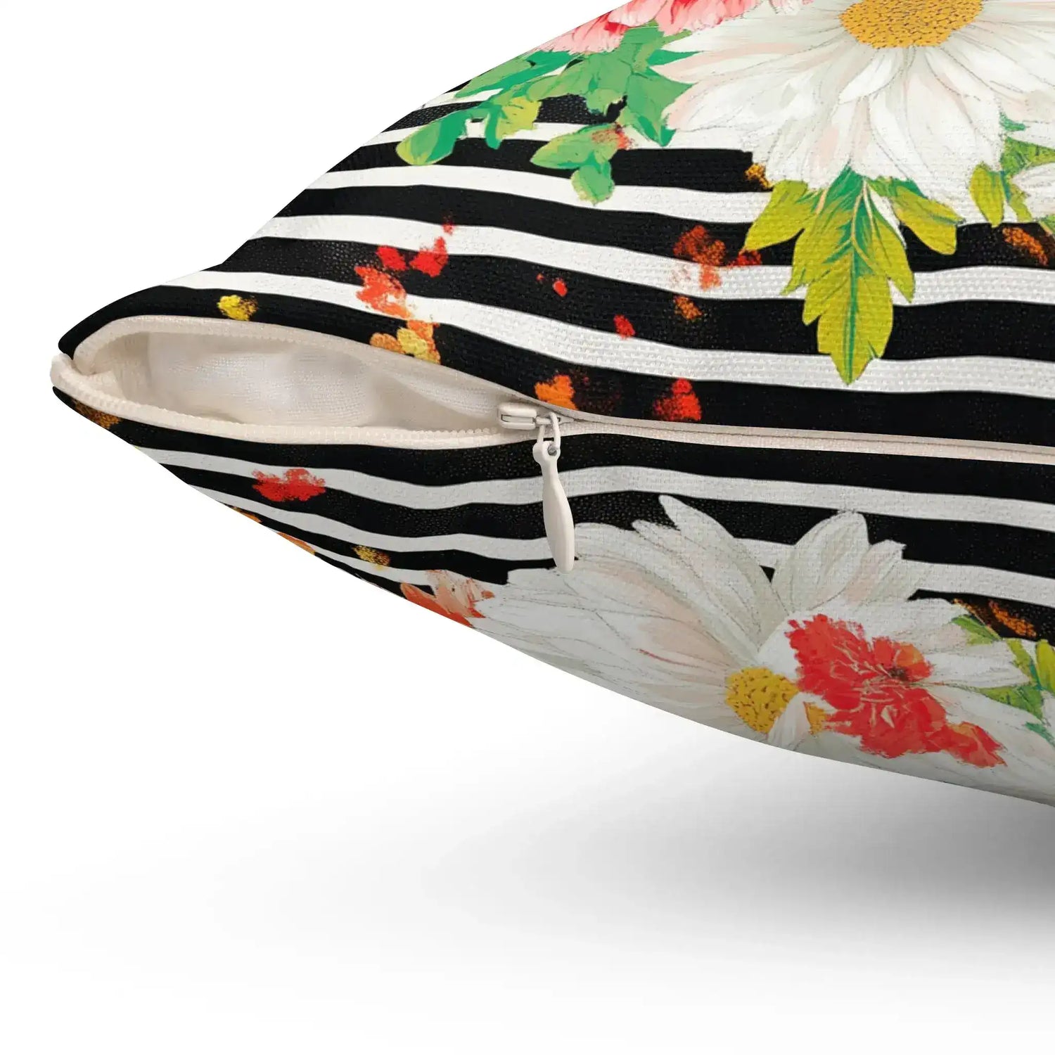 Butterfly Bloom Spiral Throw Pillow