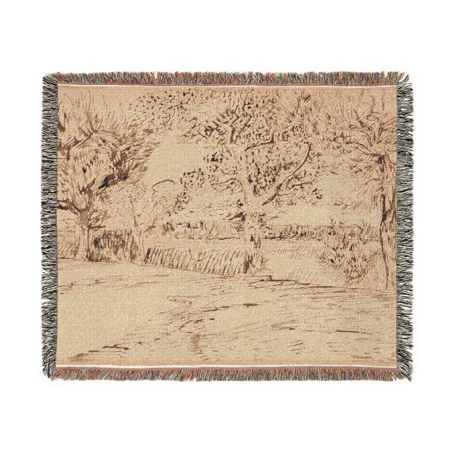 Landscape at Arles - Vincent van Gogh Tapestry Blanket