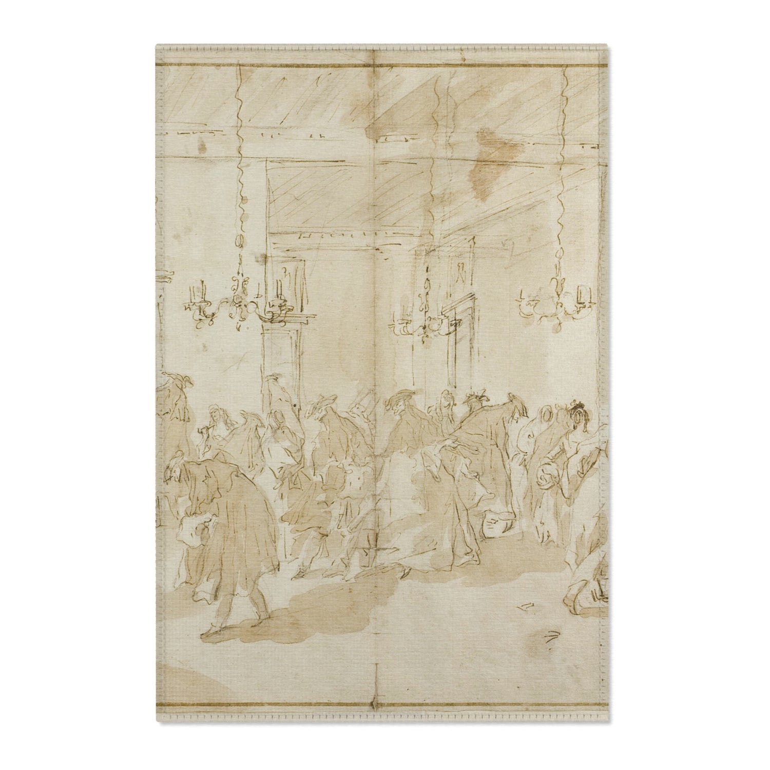Il Ridotto - Giovanni Antonio Guardi Area Rug