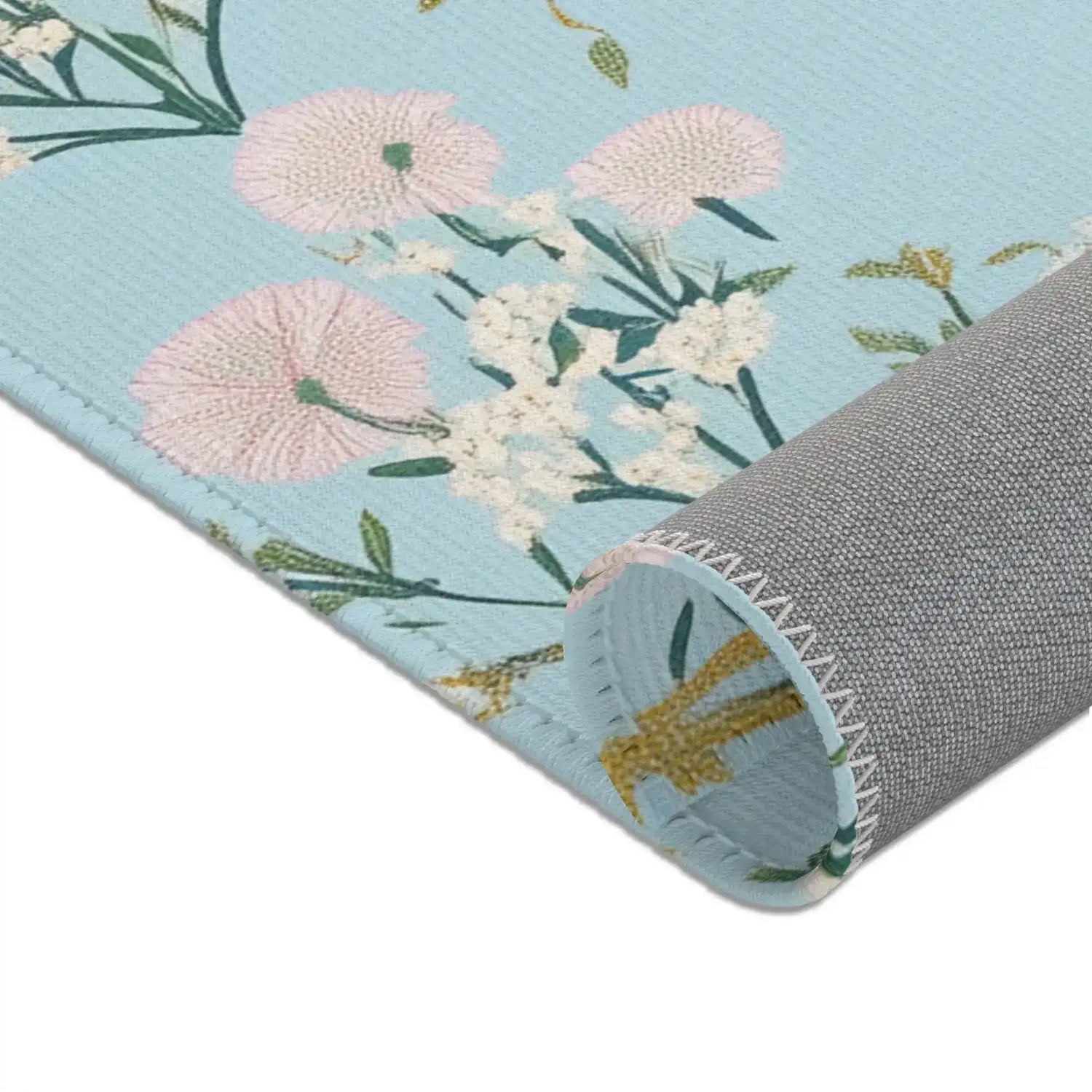 Scarlet Songbird Garden Accent Rug