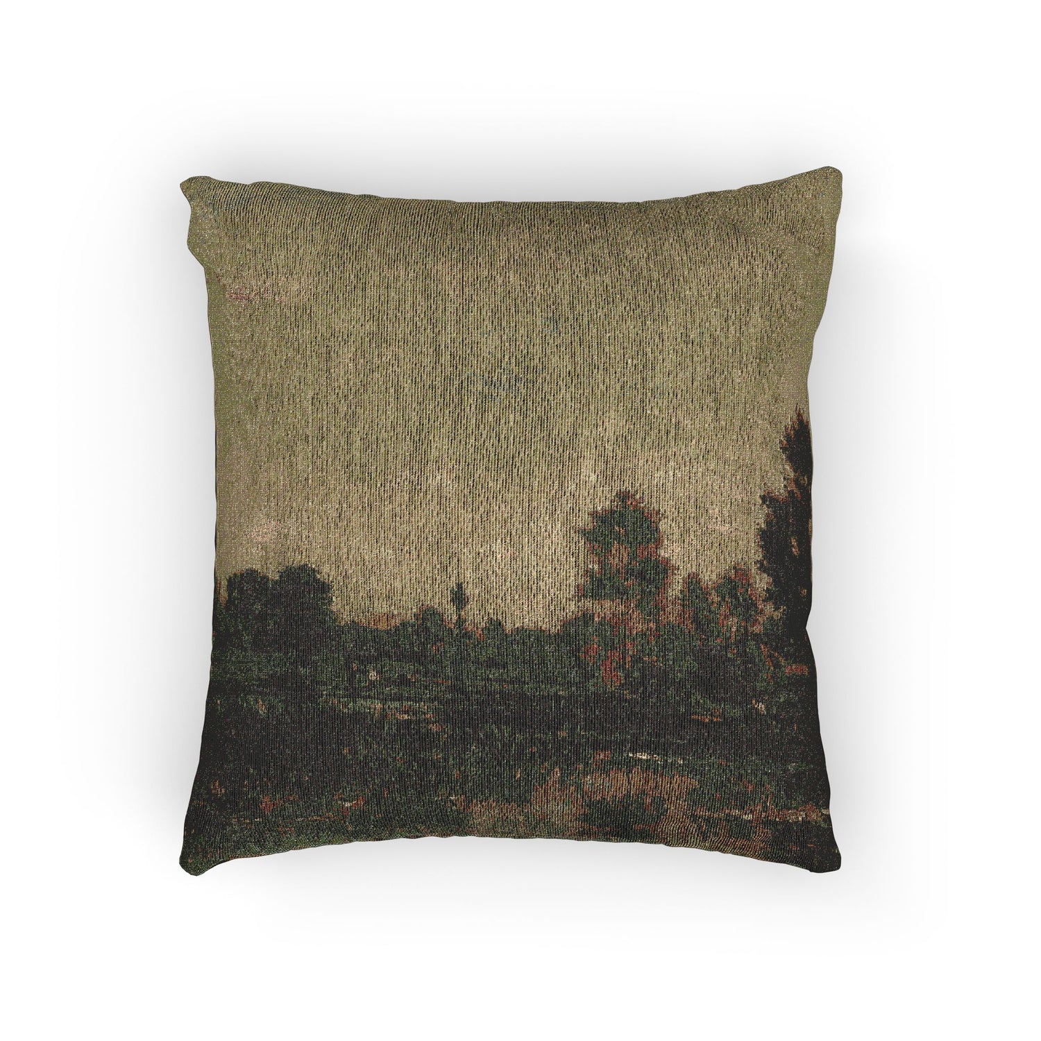 Charles François Daubigny - The Marsh | Woven Pillow