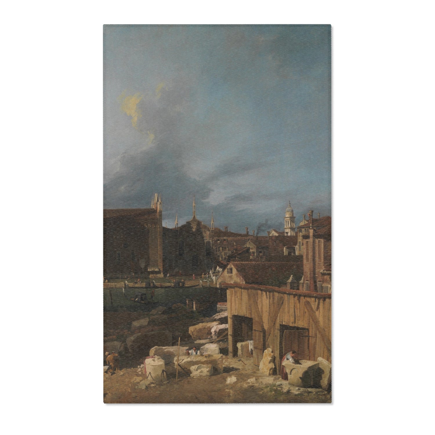 The Stonemason's Yard - Canaletto Area Rug
