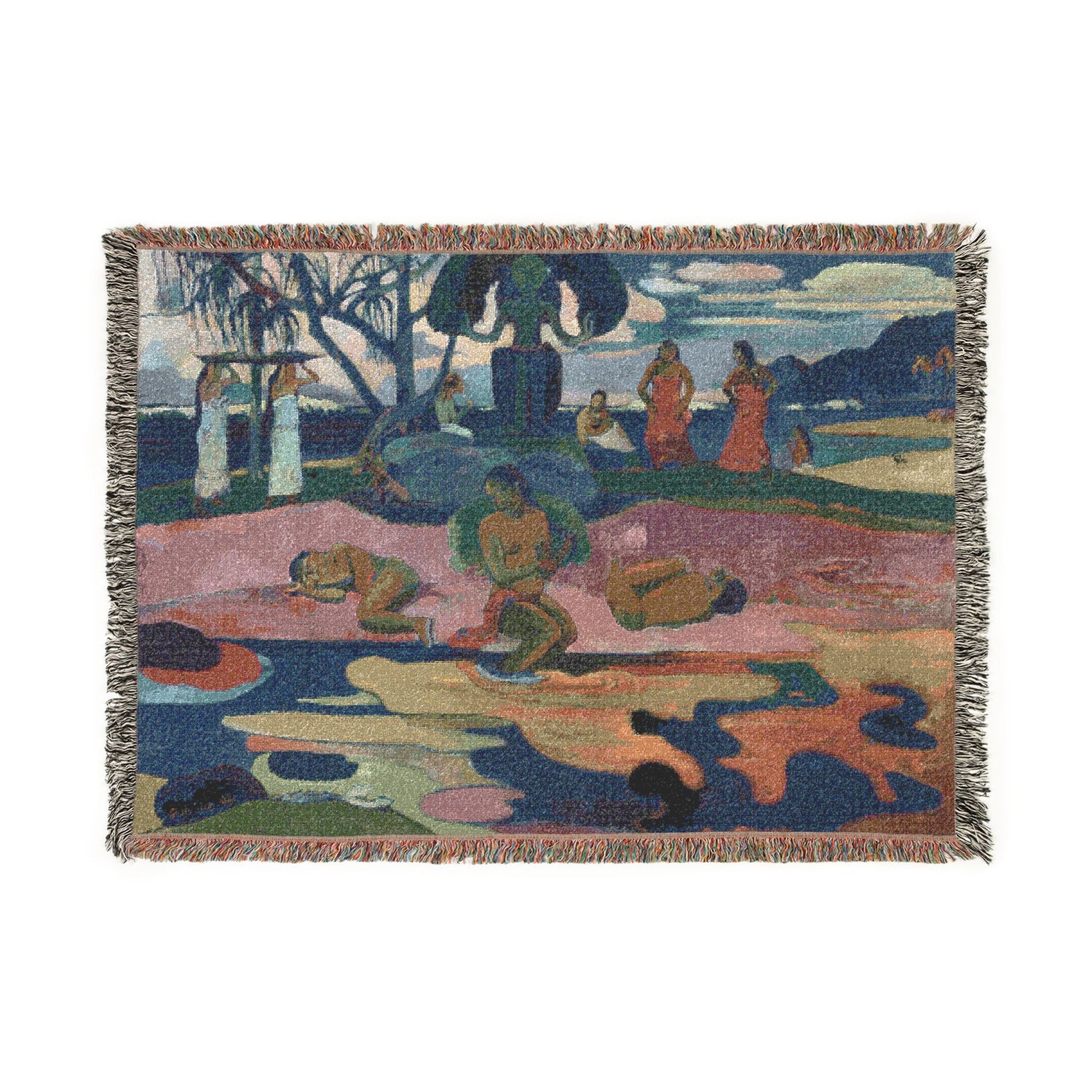 Day of the God - Paul Gauguin Tapestry Blanket
