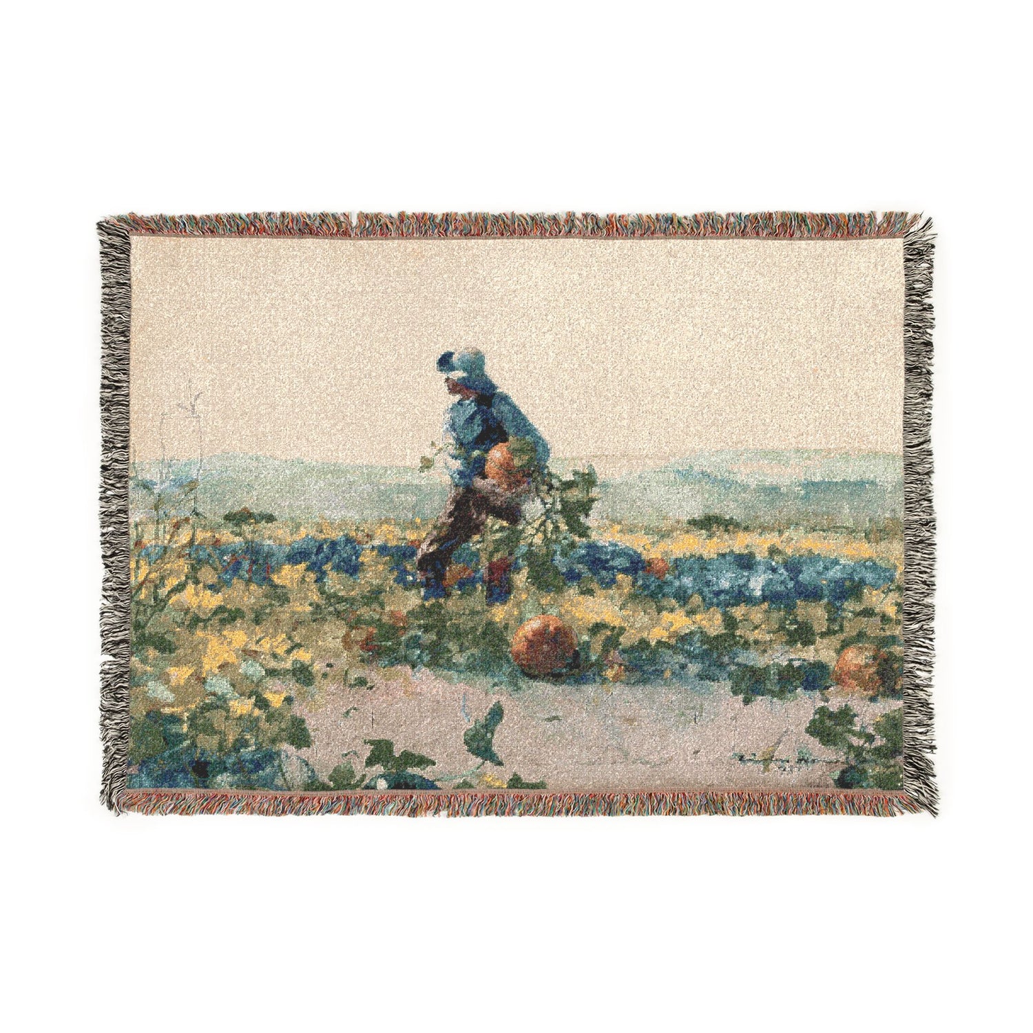 For to Be a Farmer's Boy - Winslow Homer Tapestry Blanket