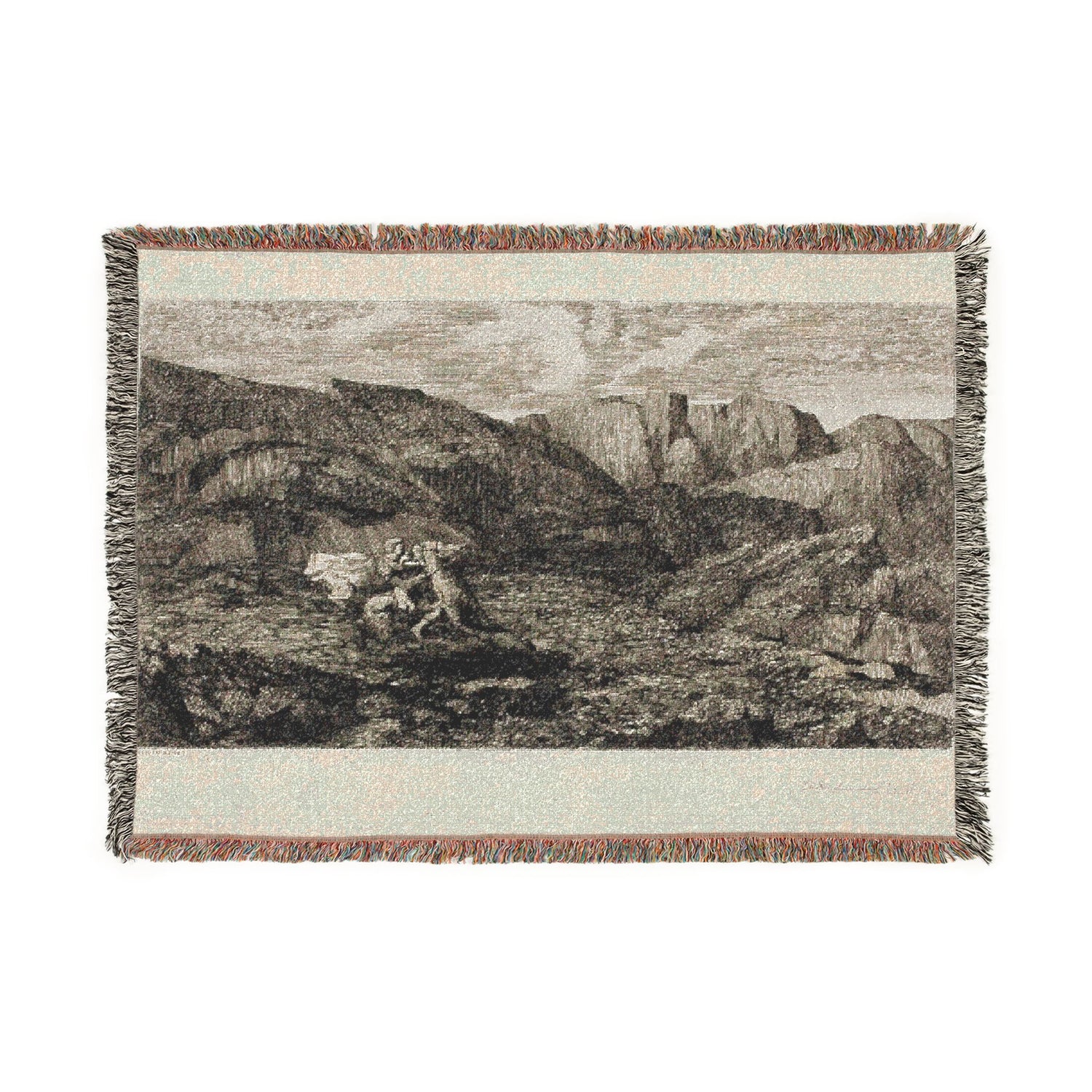 Fear - Odilon Redon Tapestry Blanket