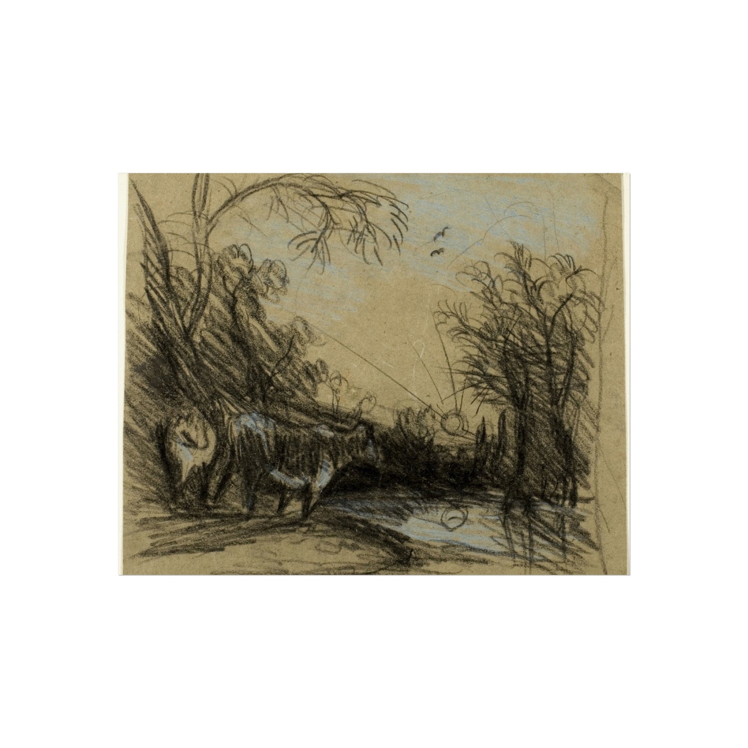 Landscape with Cows - John Constable Fine Art Poster