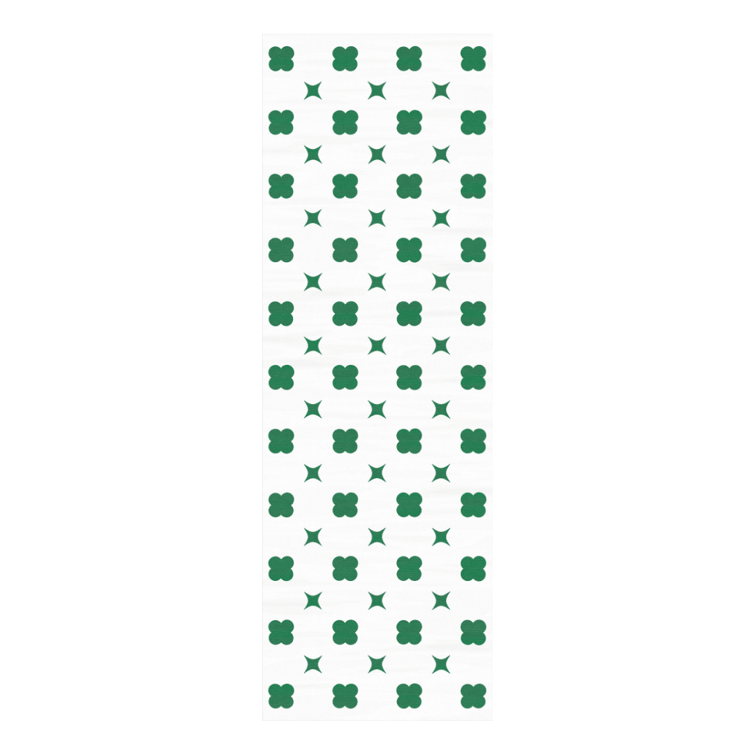 The Green Clovers Hand Tufted Rug in White is a charming and whimsical addition to your home decor. Crafted with precision and care, this hand-tufted rug features a delightful design of green clovers set against a crisp white background.