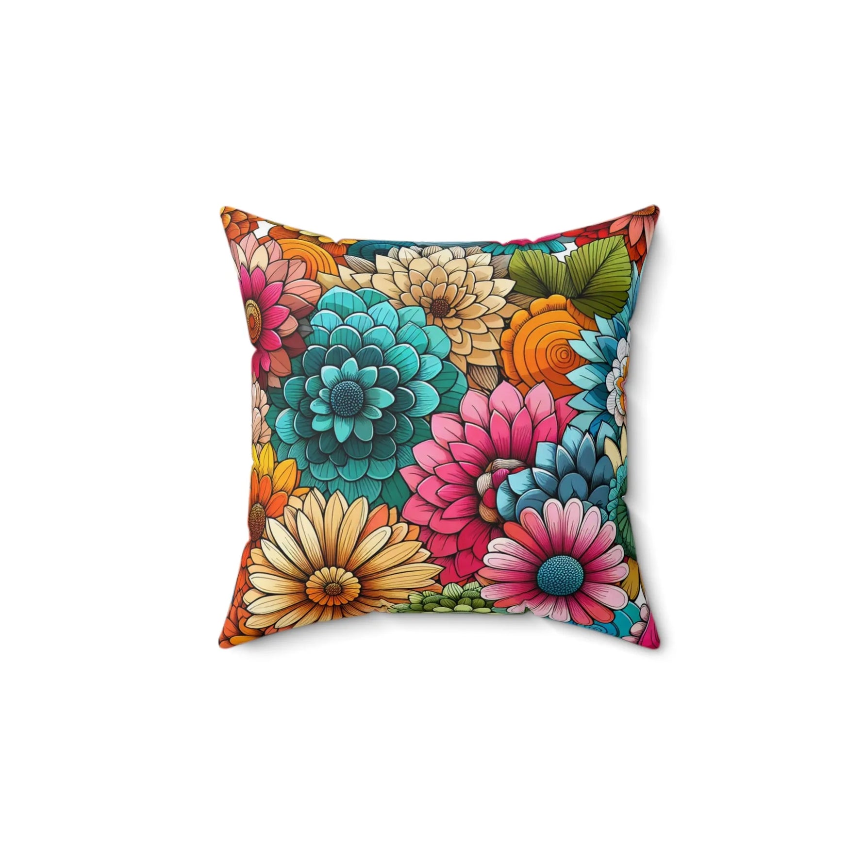 Burst of Blooms Decor Pillow