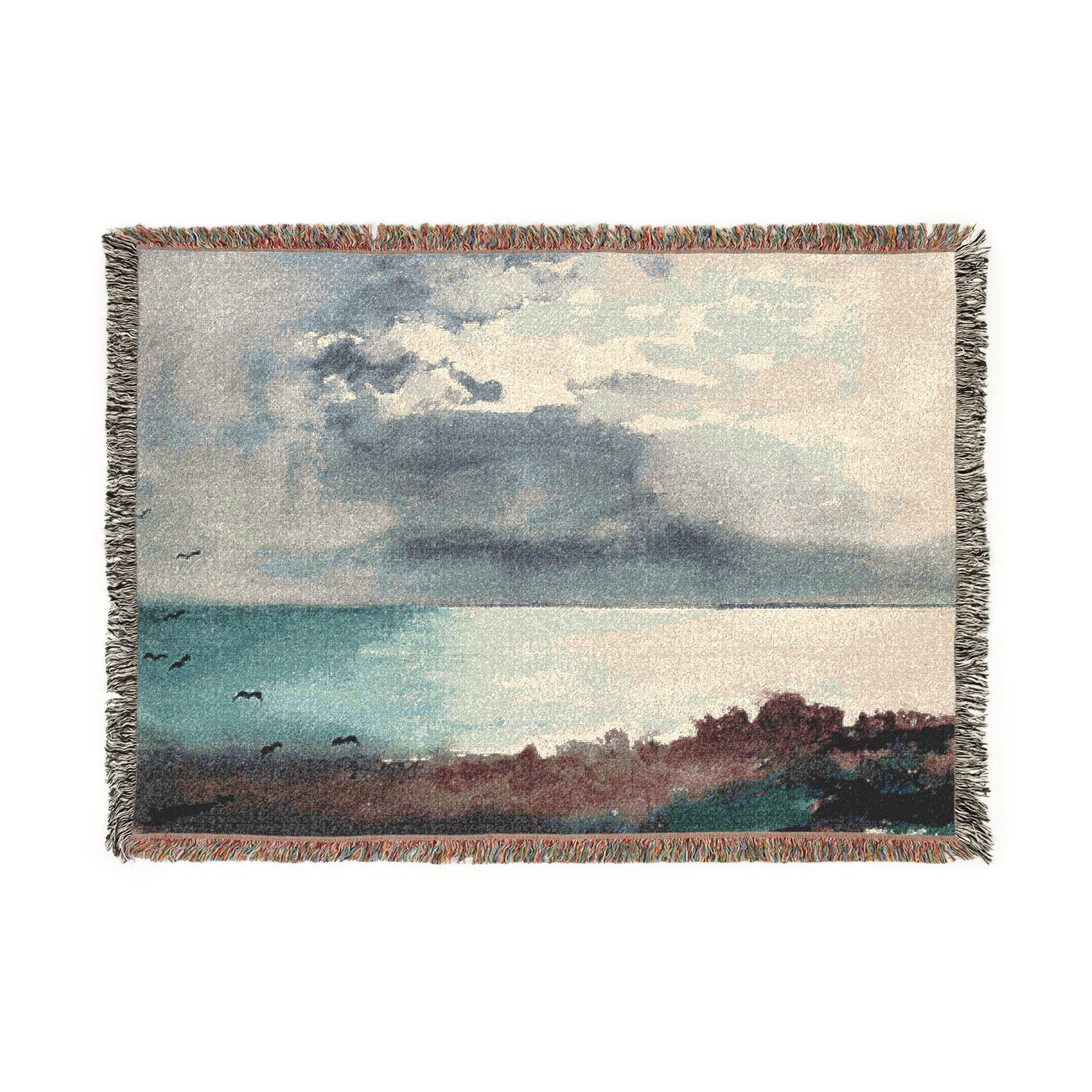 Breaking Storm, Coast of Maine - Winslow Homer Tapestry Blanket