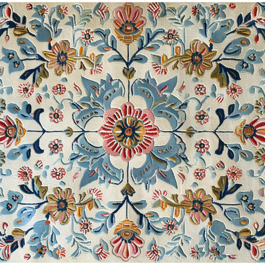 Floral Melody Hand Tufted Wool Rug