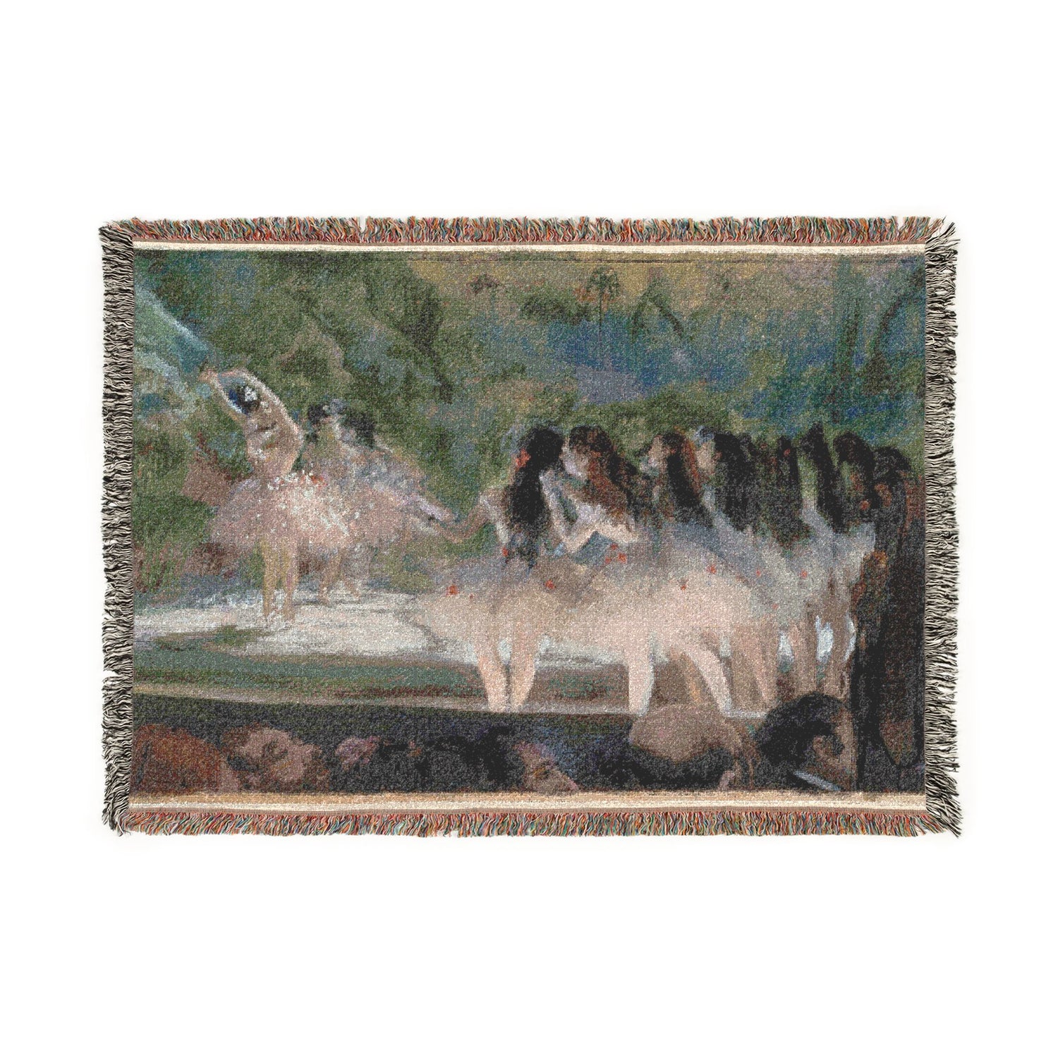 Ballet at the Paris Opéra - Hilaire Germain Edgar Degas Tapestry Blanket