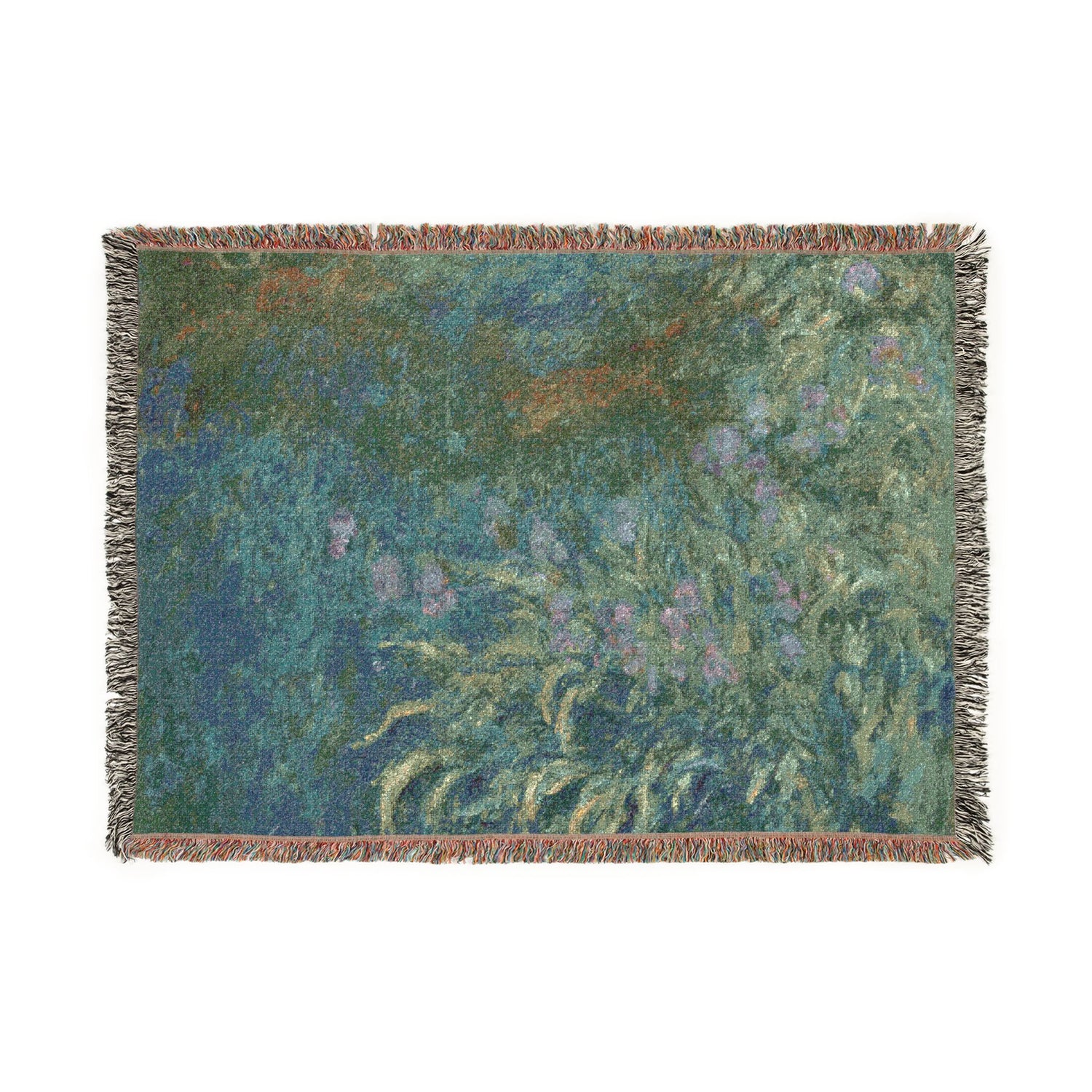 Irises - Claude Monet Tapestry Blanket
