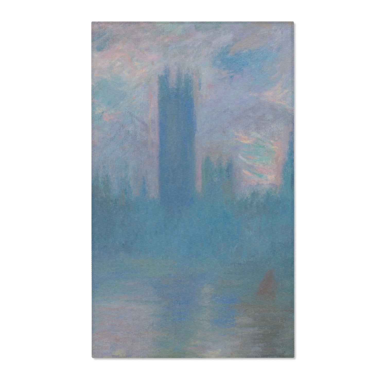 Houses of Parliament, London - Claude Monet Area Rug