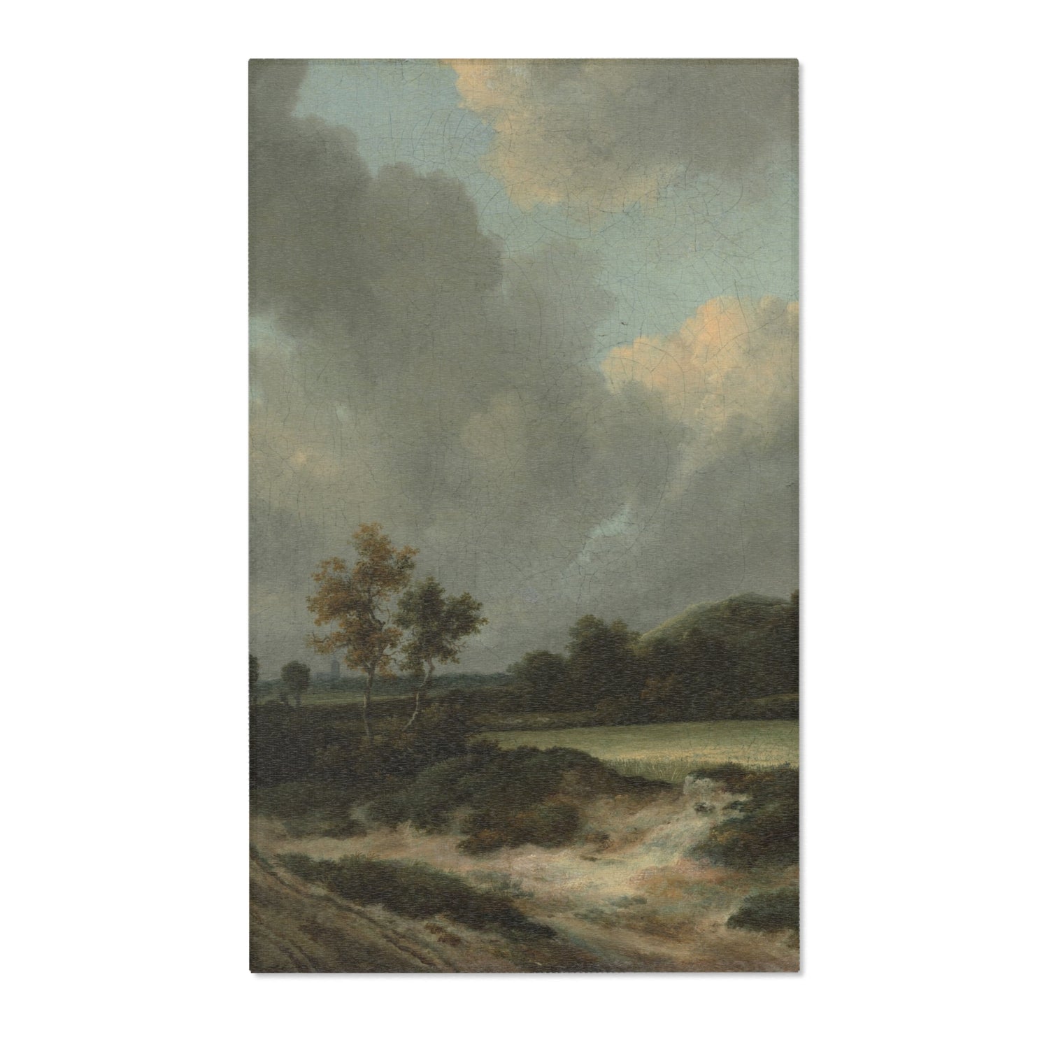 Grainfields - Jacob van Ruisdael Area Rug