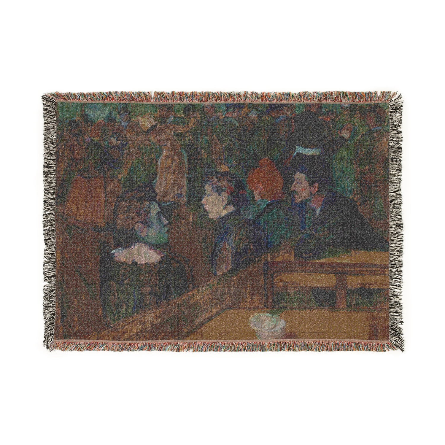 Moulin de la Galette - Henri de Toulouse-Lautrec Tapestry Blanket