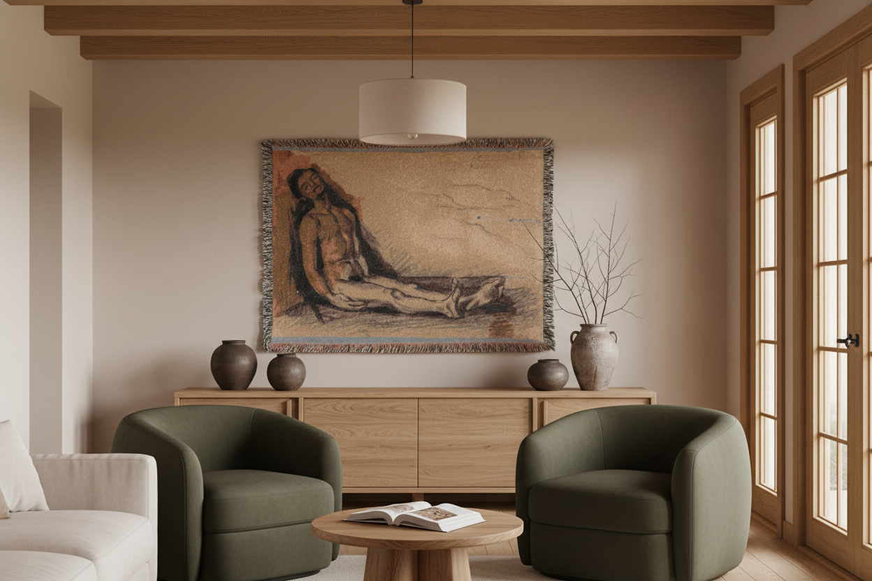 Study for L'Autopsie - Paul Cezanne Tapestry Blanket