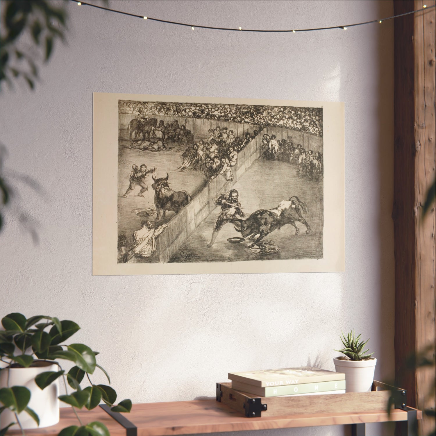 Bullfight in a Divided Ring - Francisco José de Goya y Lucientes Fine Art Poster