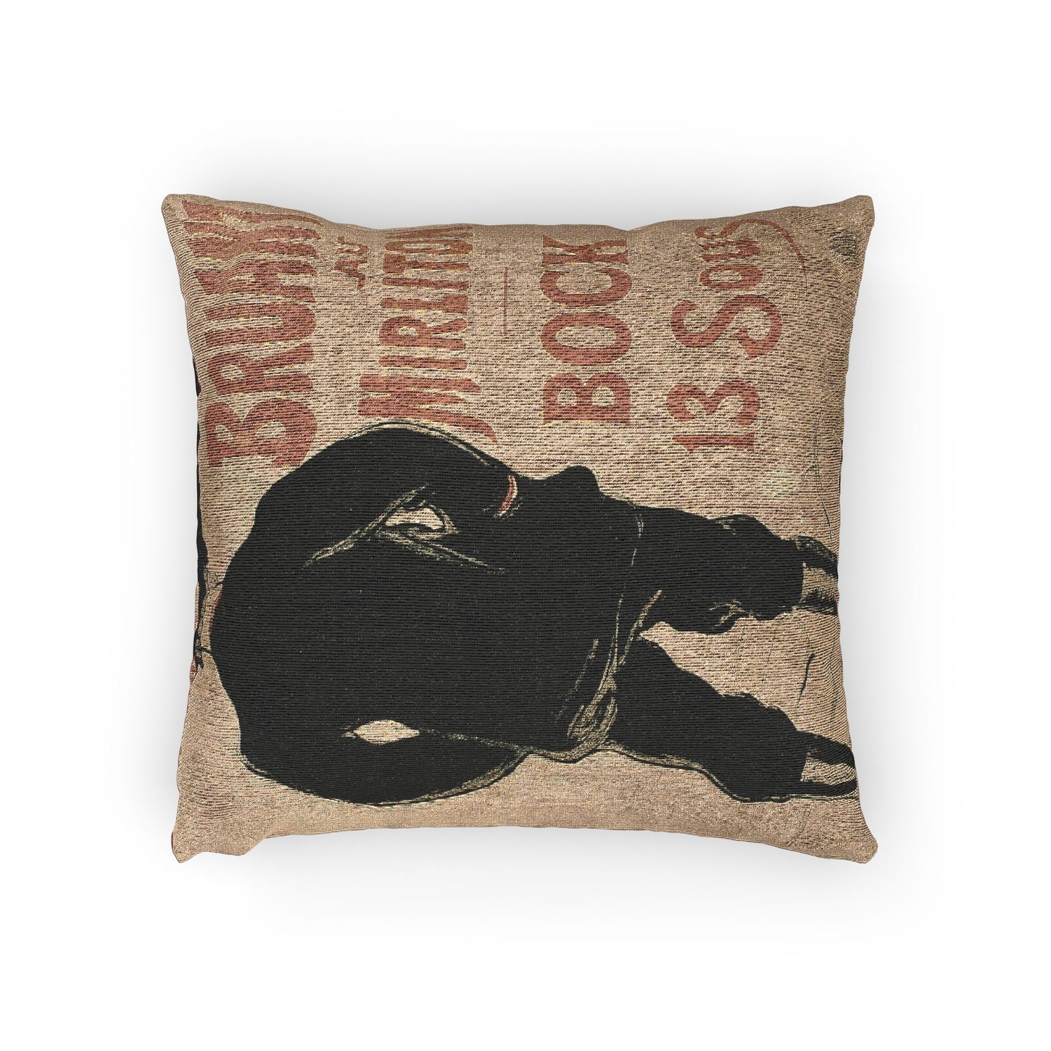 Aristide Bruant Red Scarf - Henri de Toulouse-Lautrec Pillow