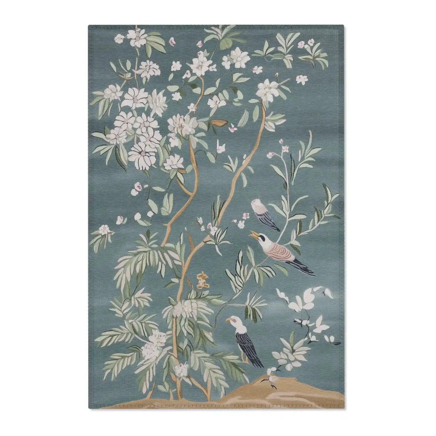 Birds in Bloom Accent Rug