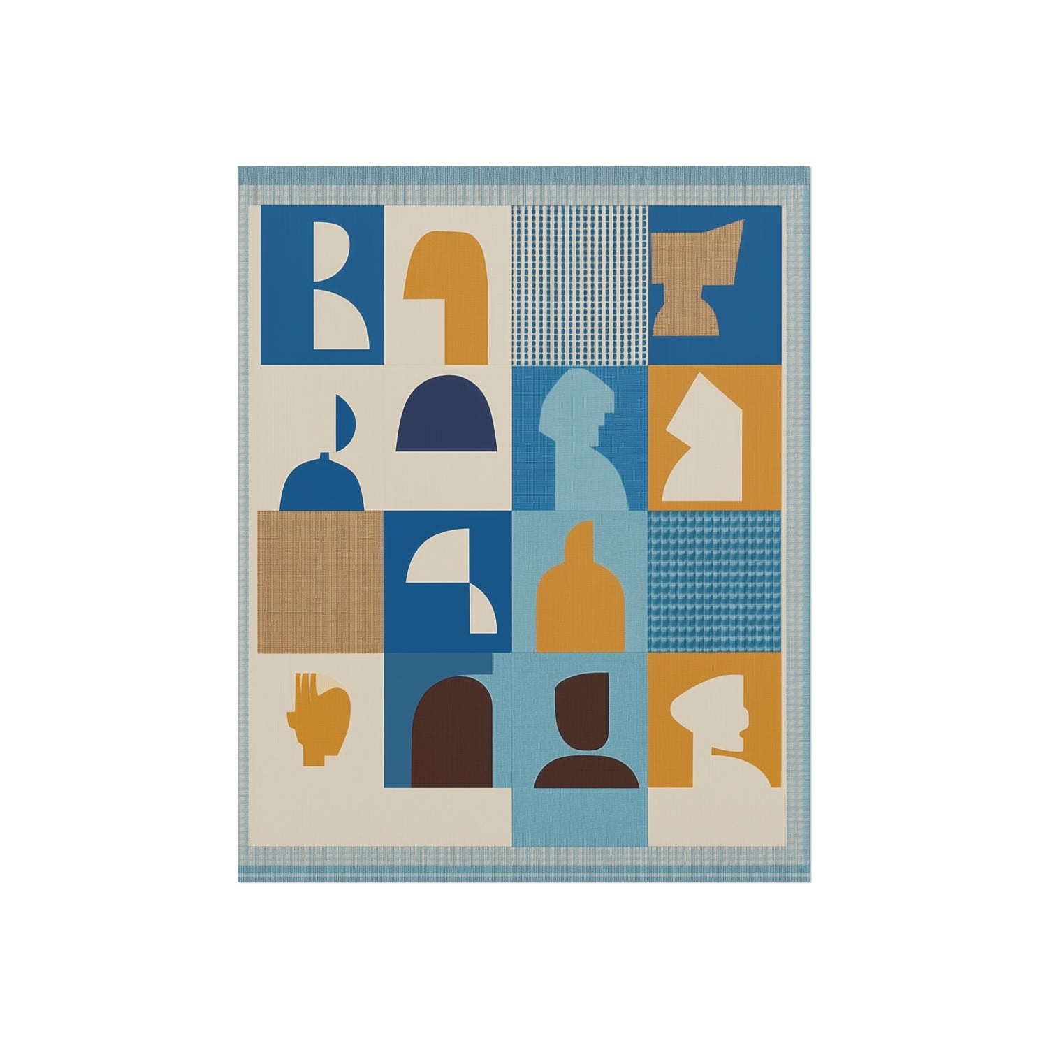 Geometric Faces Fine Art Poster