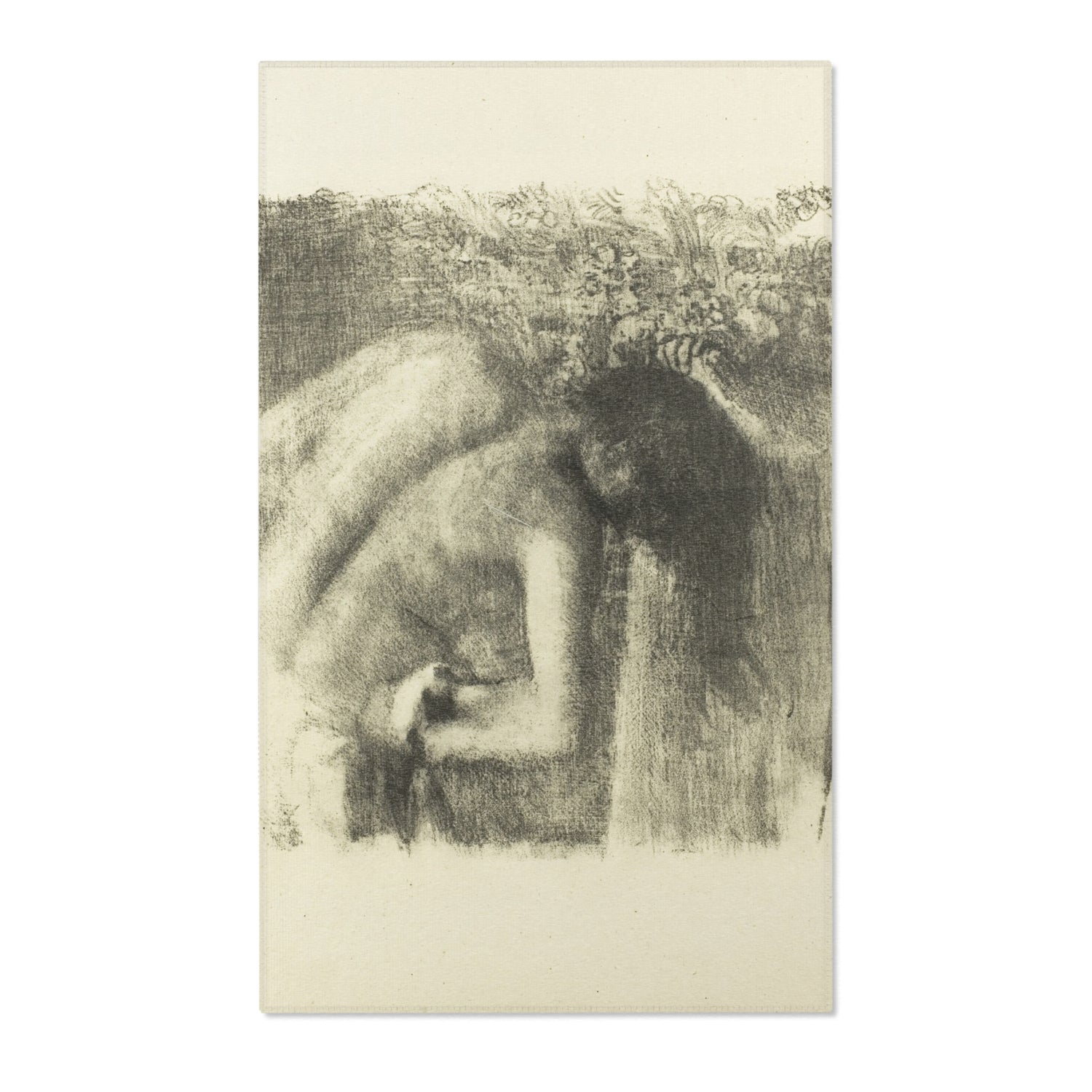 After the Bath - Hilaire Germain Edgar Degas Area Rug