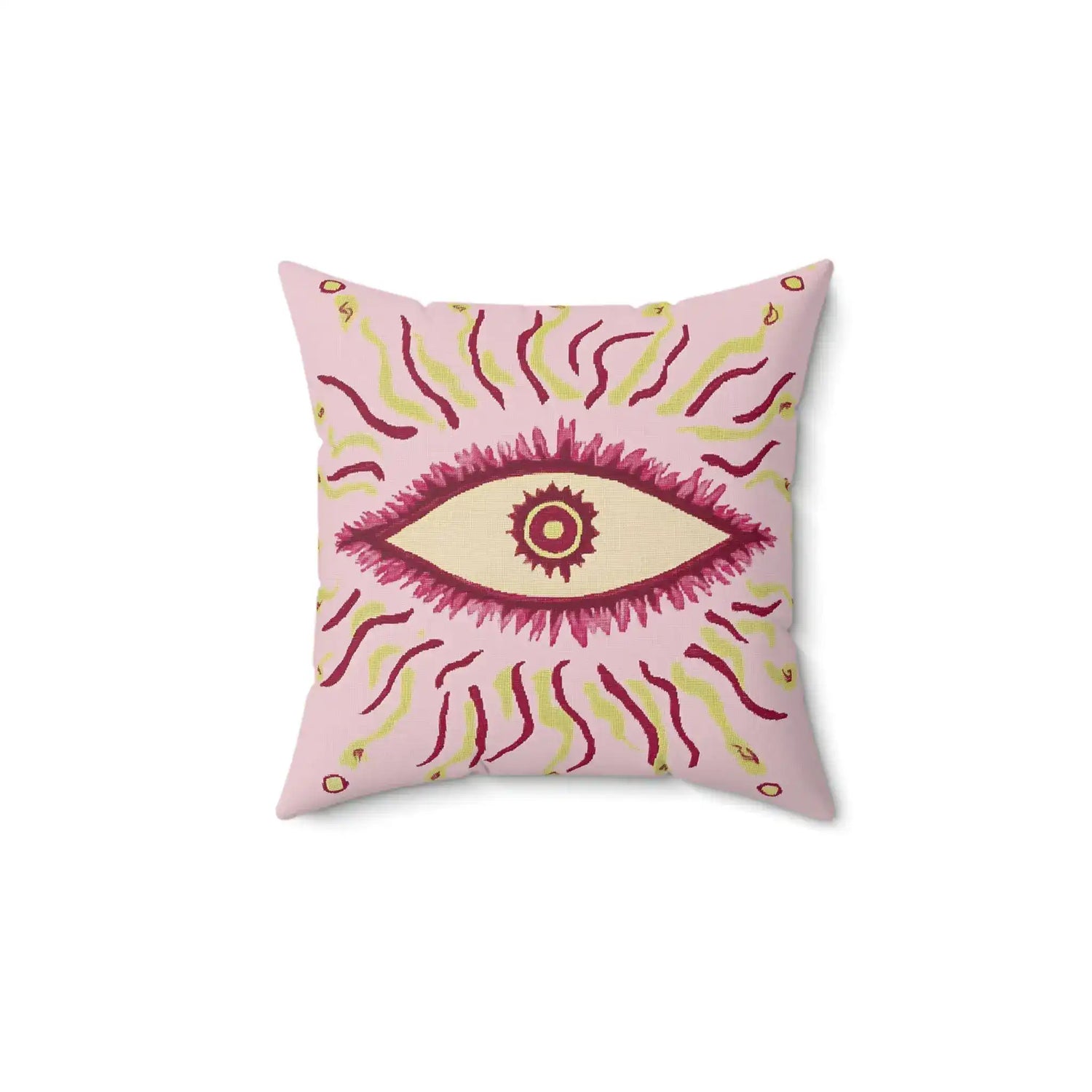 Mystic Eye Radiance Throw Pillow