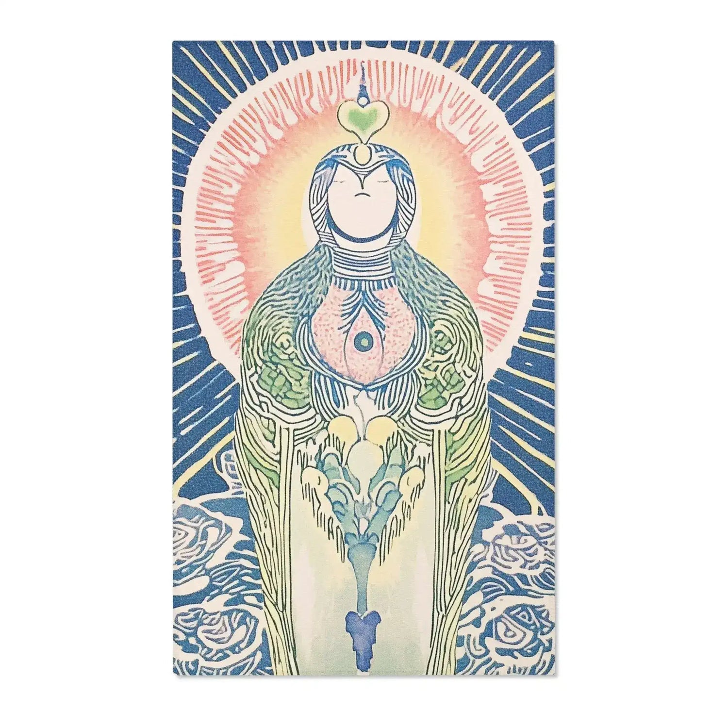 Radiant Heart Guardian Accent Rug