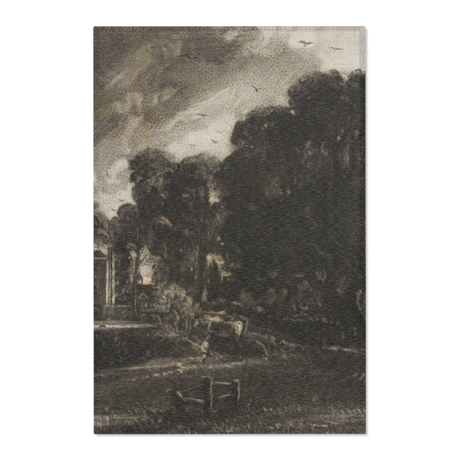 Frontispiece to Mr. Constable's English Landscape - David Lucas Area Rug