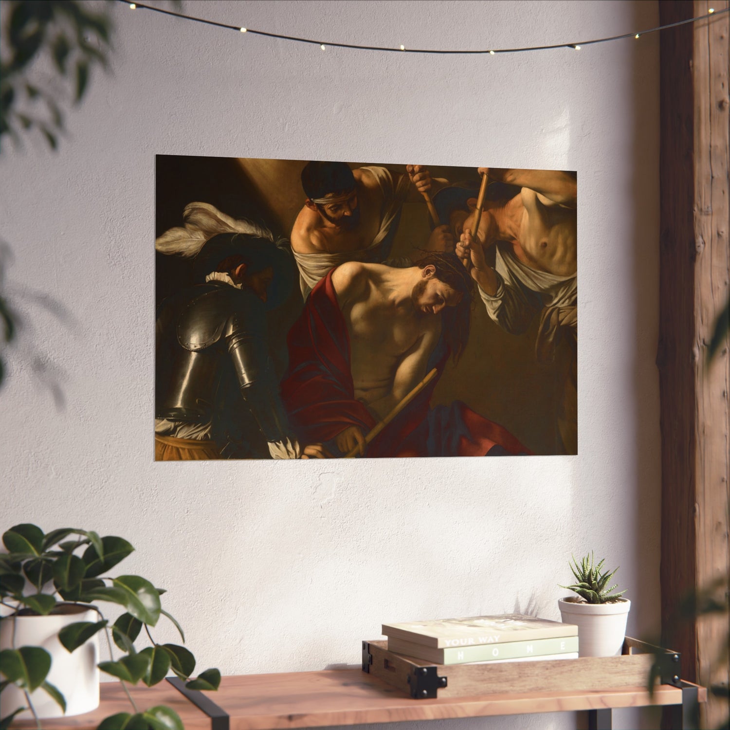 The Crowning with Thorns - Caravaggio Fine Art Poster